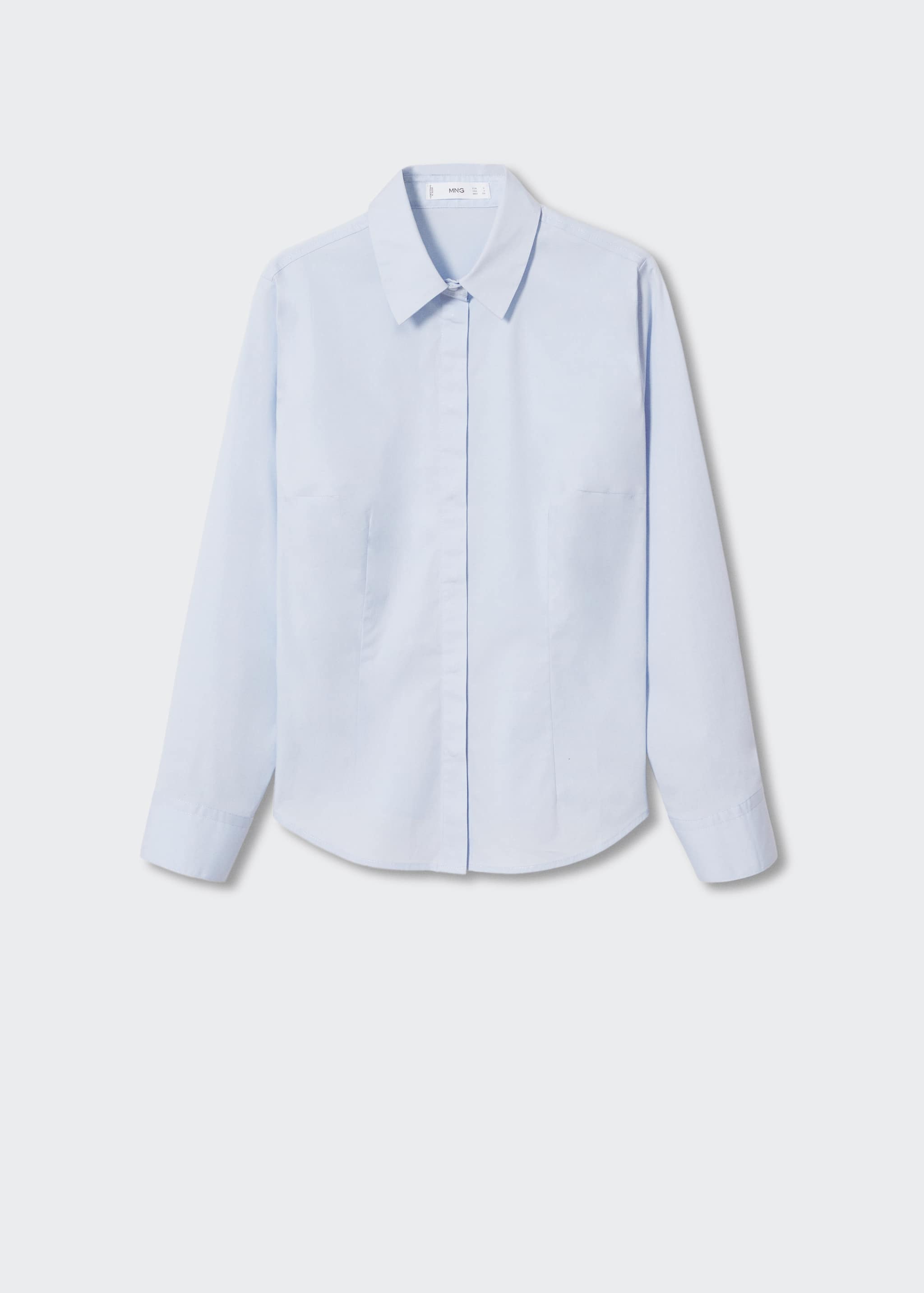 Essential cotton-blend shirt - Article without model