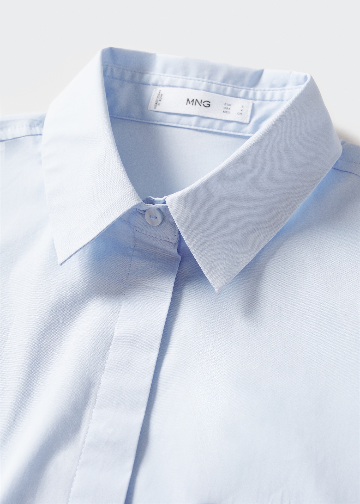 Essential cotton-blend shirt - Details of the article 8