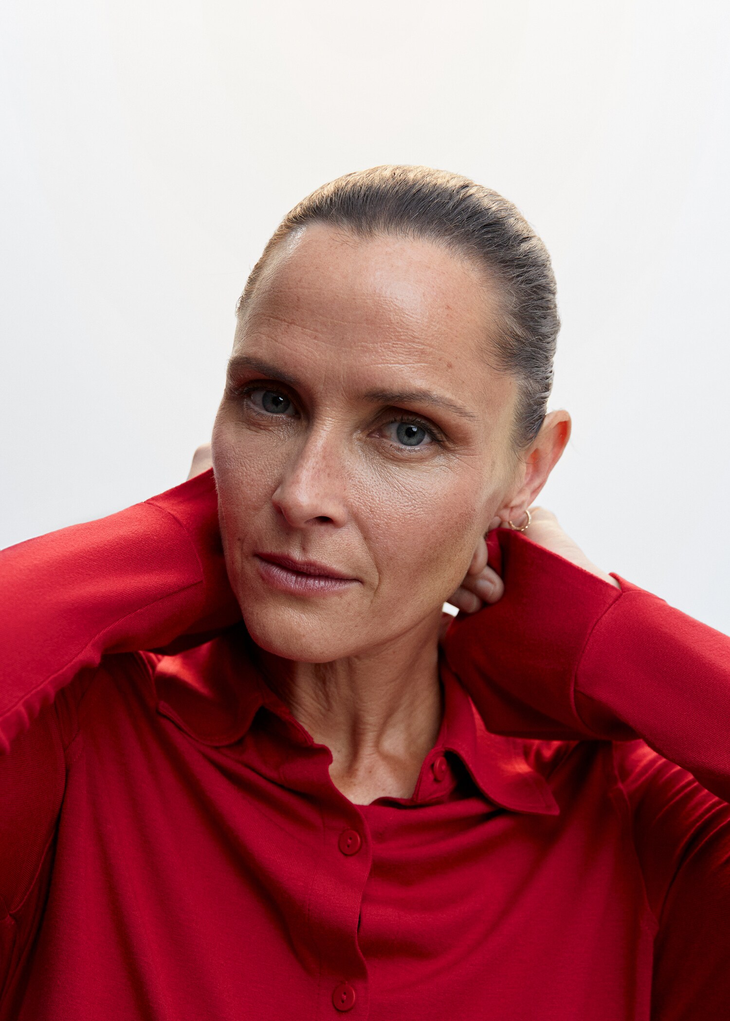 Fließende Bluse mit Knöpfen - Detail des Artikels 1