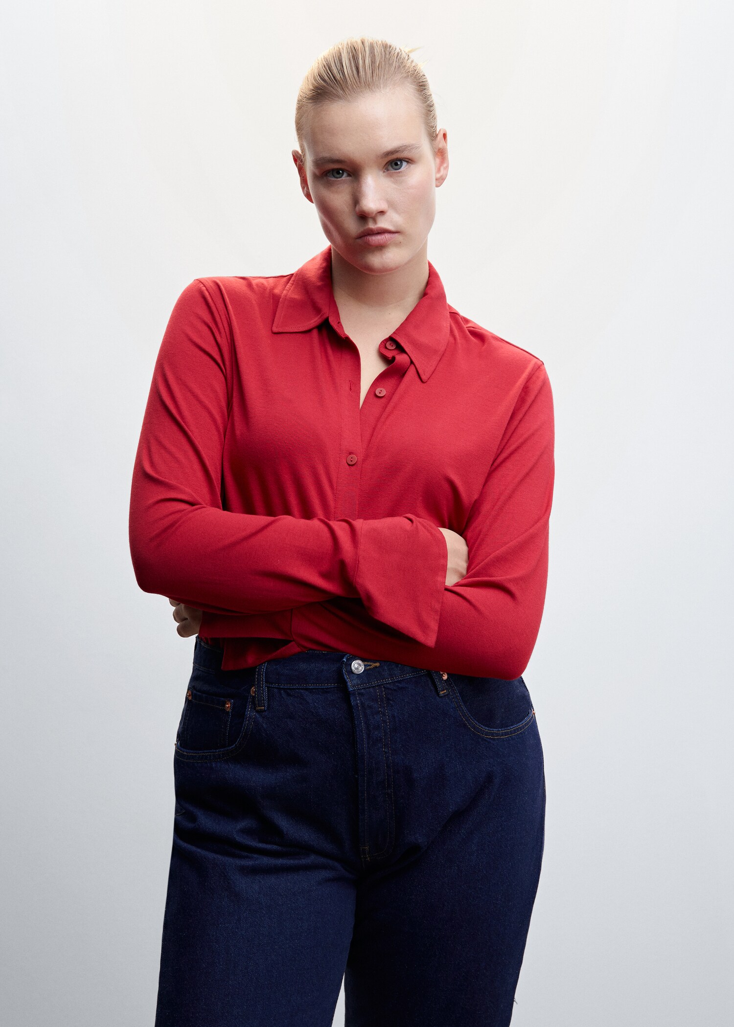 Fließende Bluse mit Knöpfen - Detail des Artikels 5