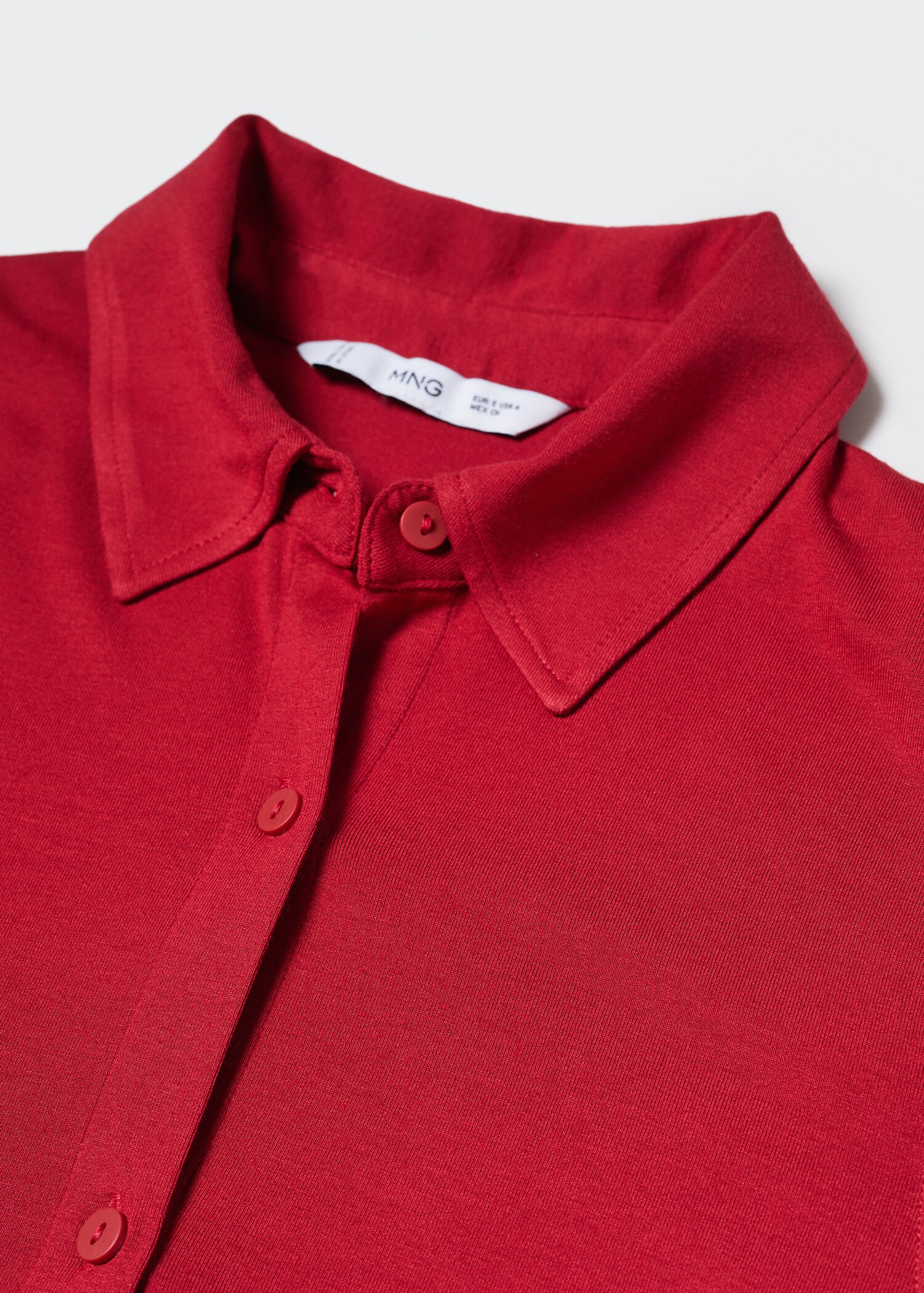 Fließende Bluse mit Knöpfen - Detail des Artikels 8