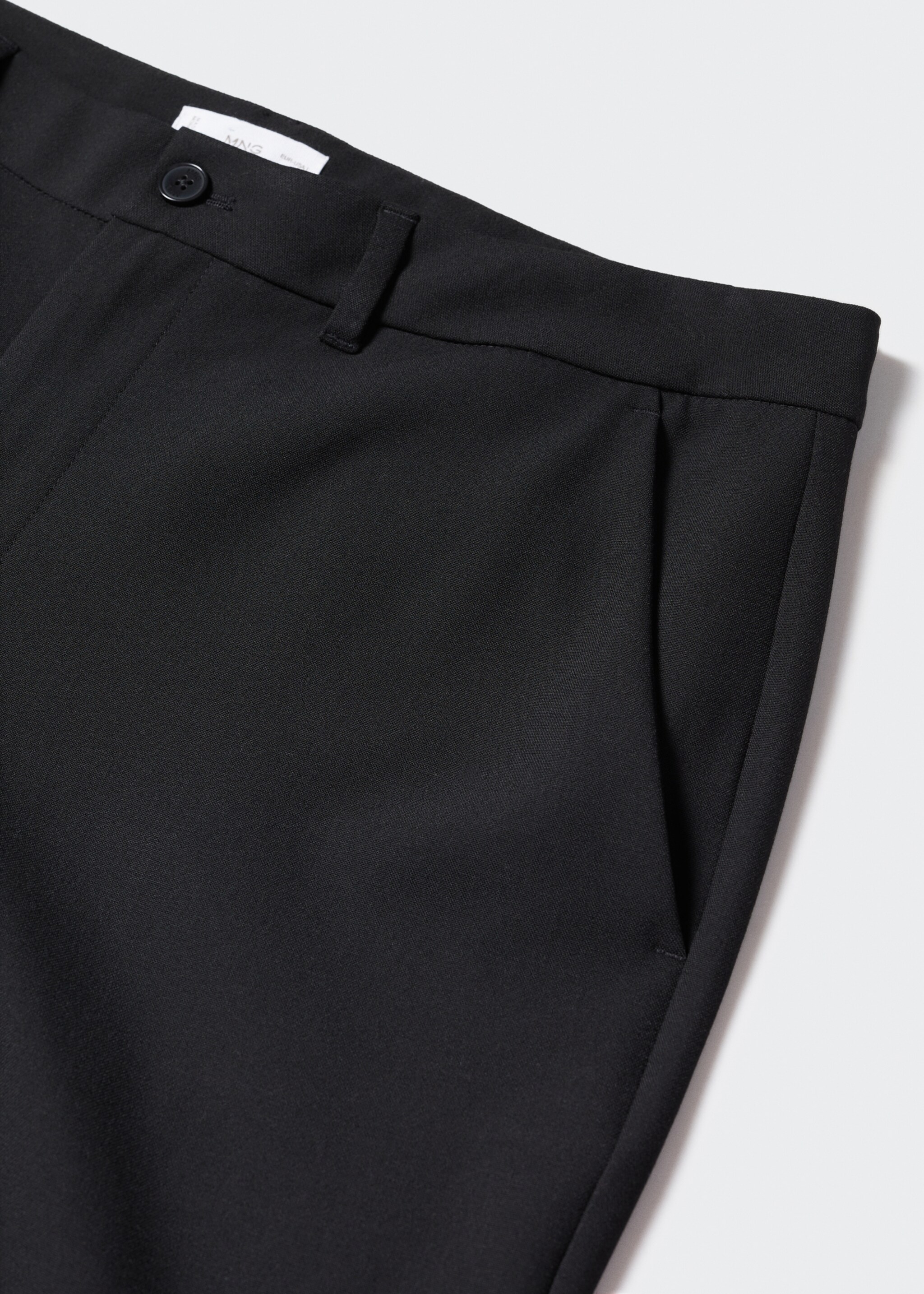  Suit trousers - Details of the article 8, Black. Ref: 47010454-00.
