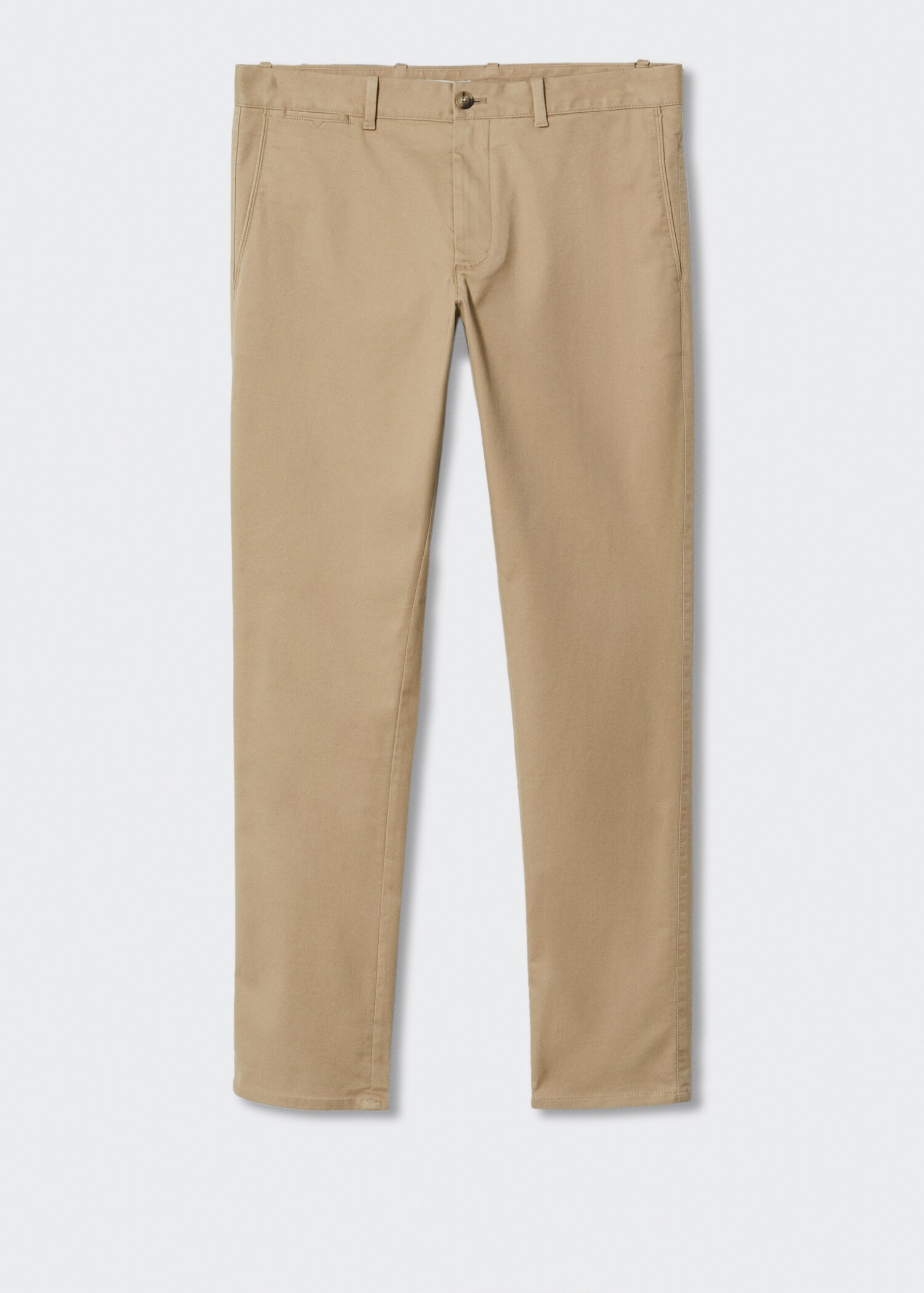 Slim fit serge chino trousers - Article without model