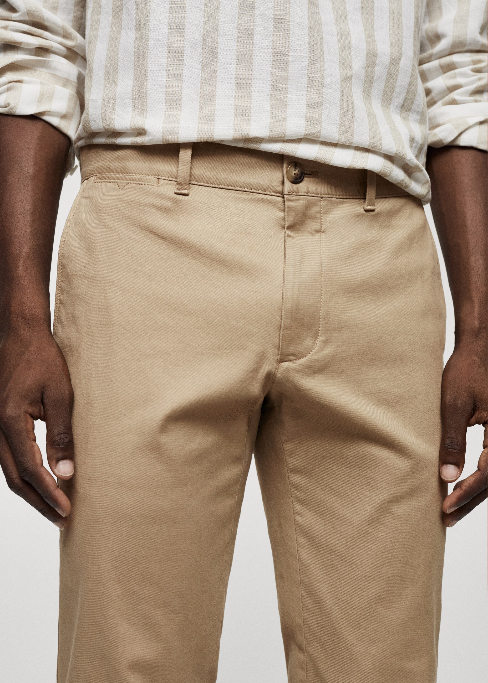 Pantalon chino slim fit serge - Détail de l'article 1