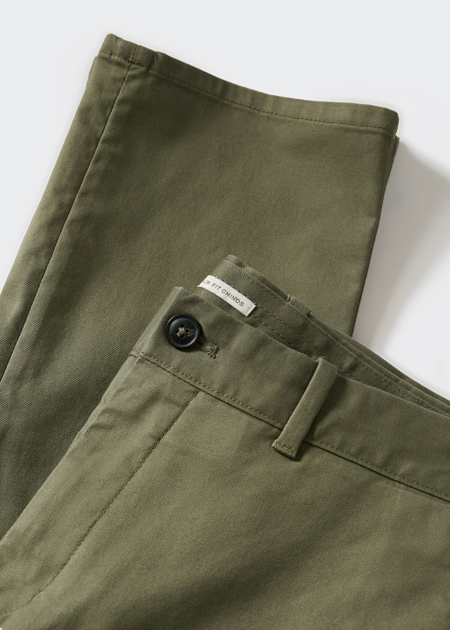 Slim fit serge chino trousers - Details of the article 8