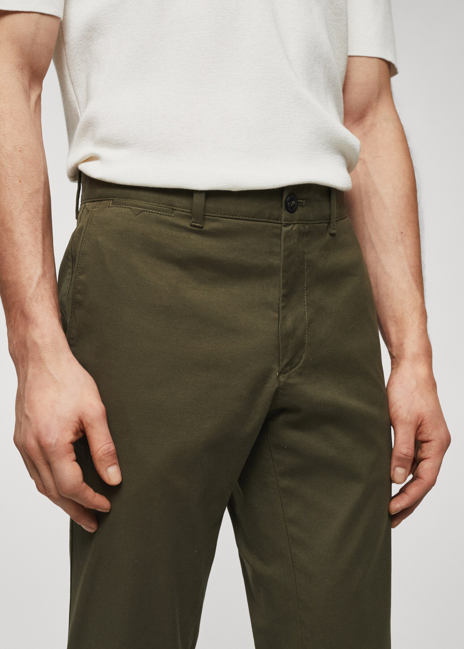 Pantalon chino slim fit serge - Détail de l'article 1