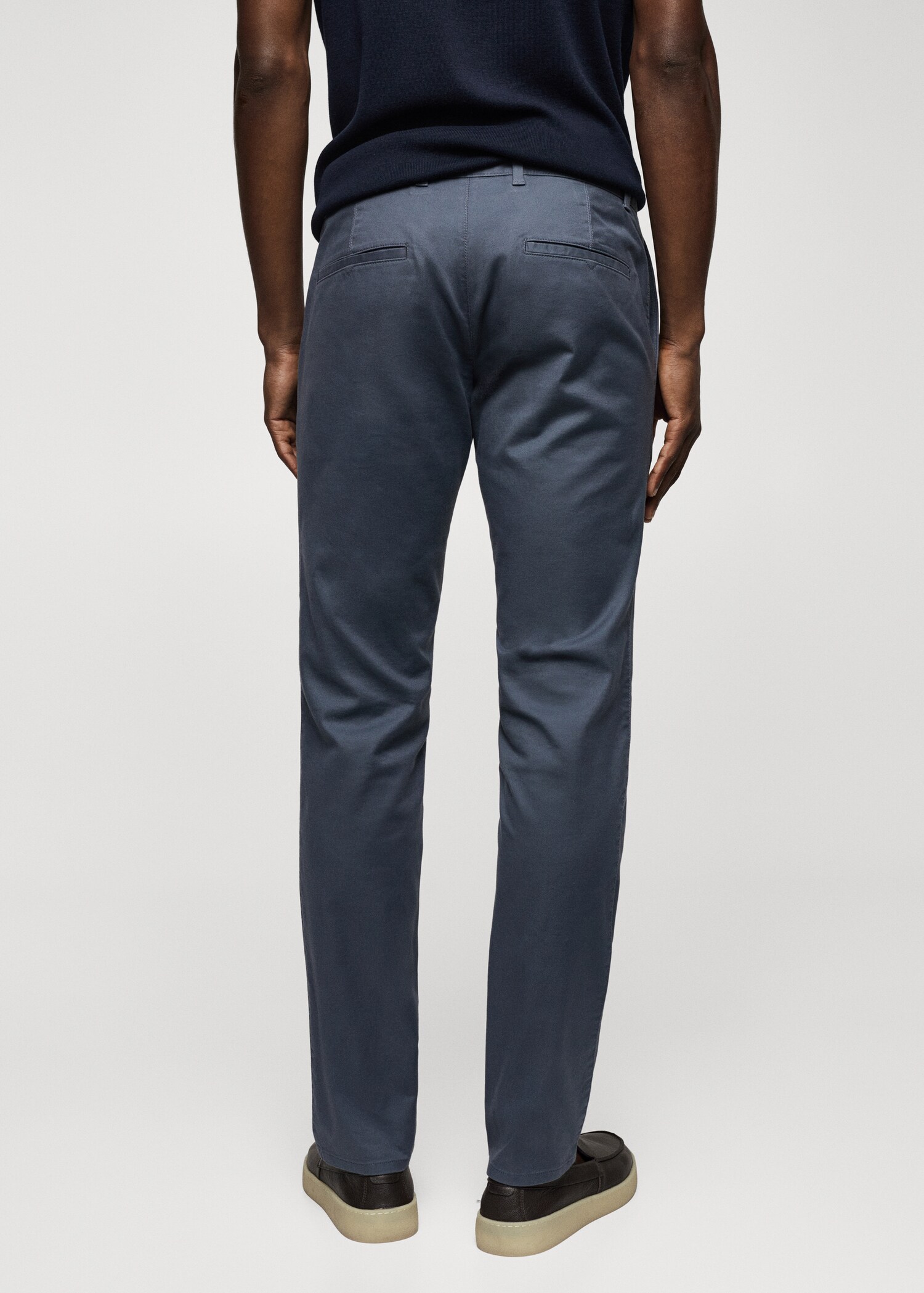 Keprové kalhoty chino slim fit - Zadní strana zboží