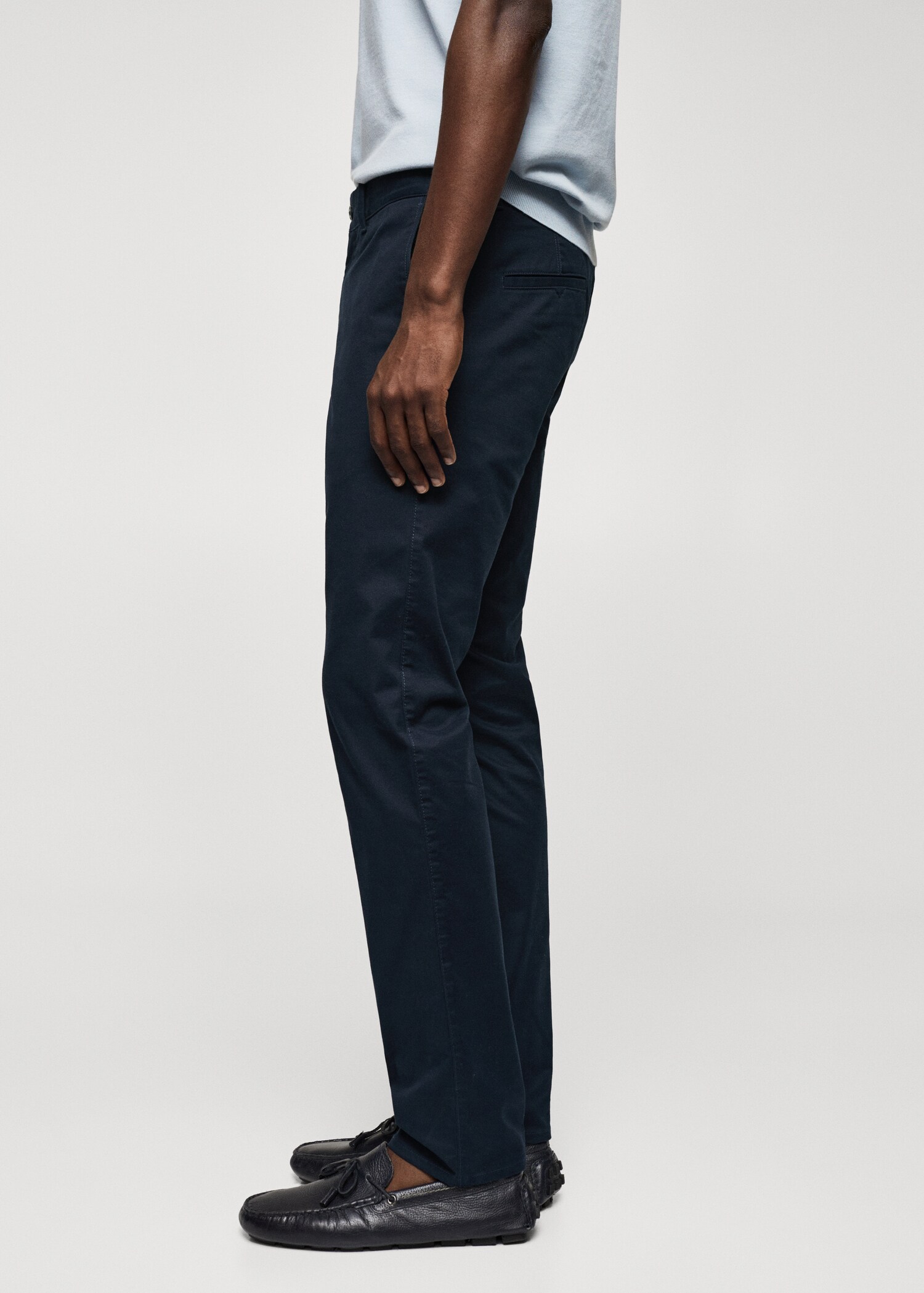 Keprové kalhoty chino slim fit - Detail zboží 2
