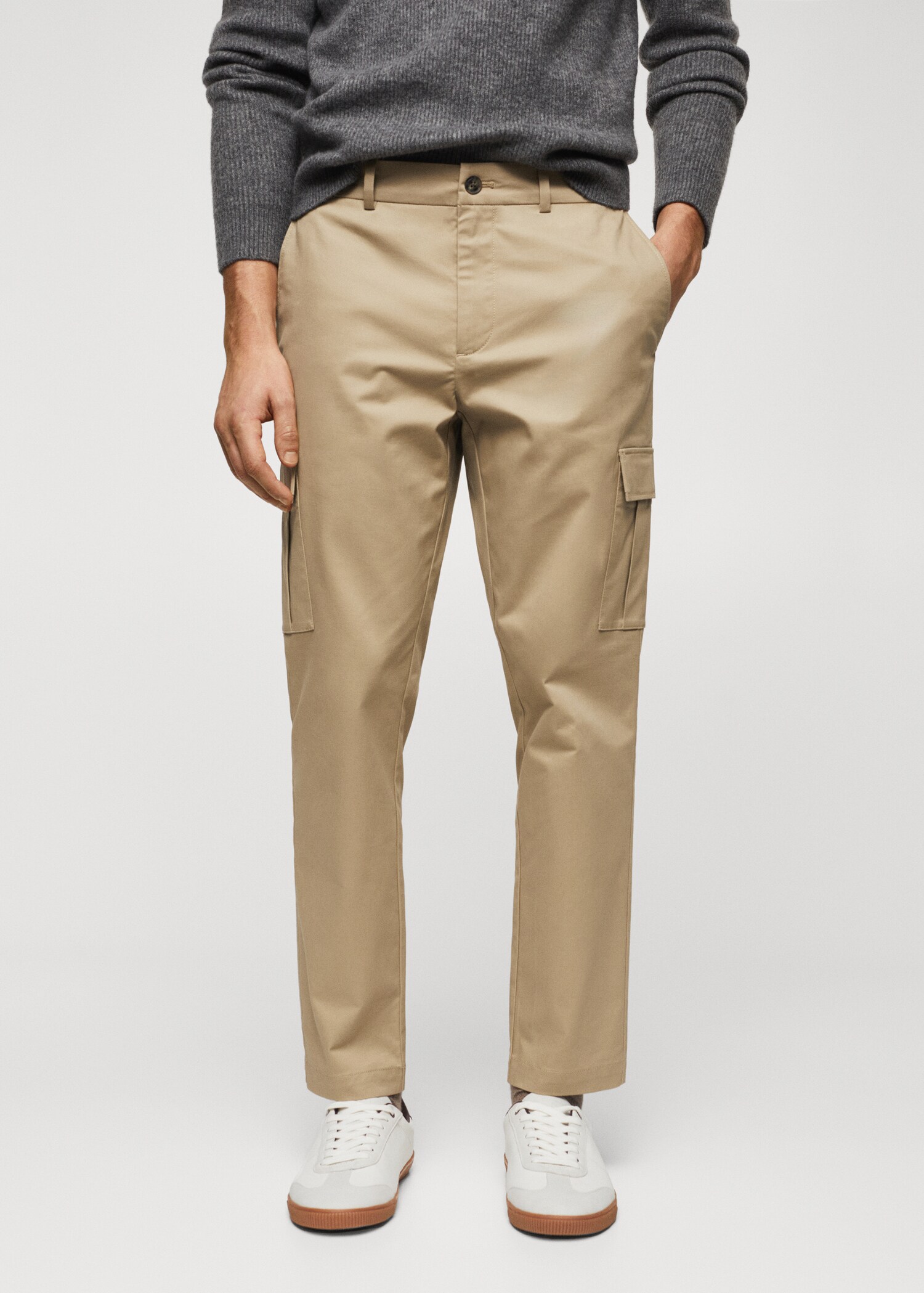 Cotton cargo pants - Medium plane