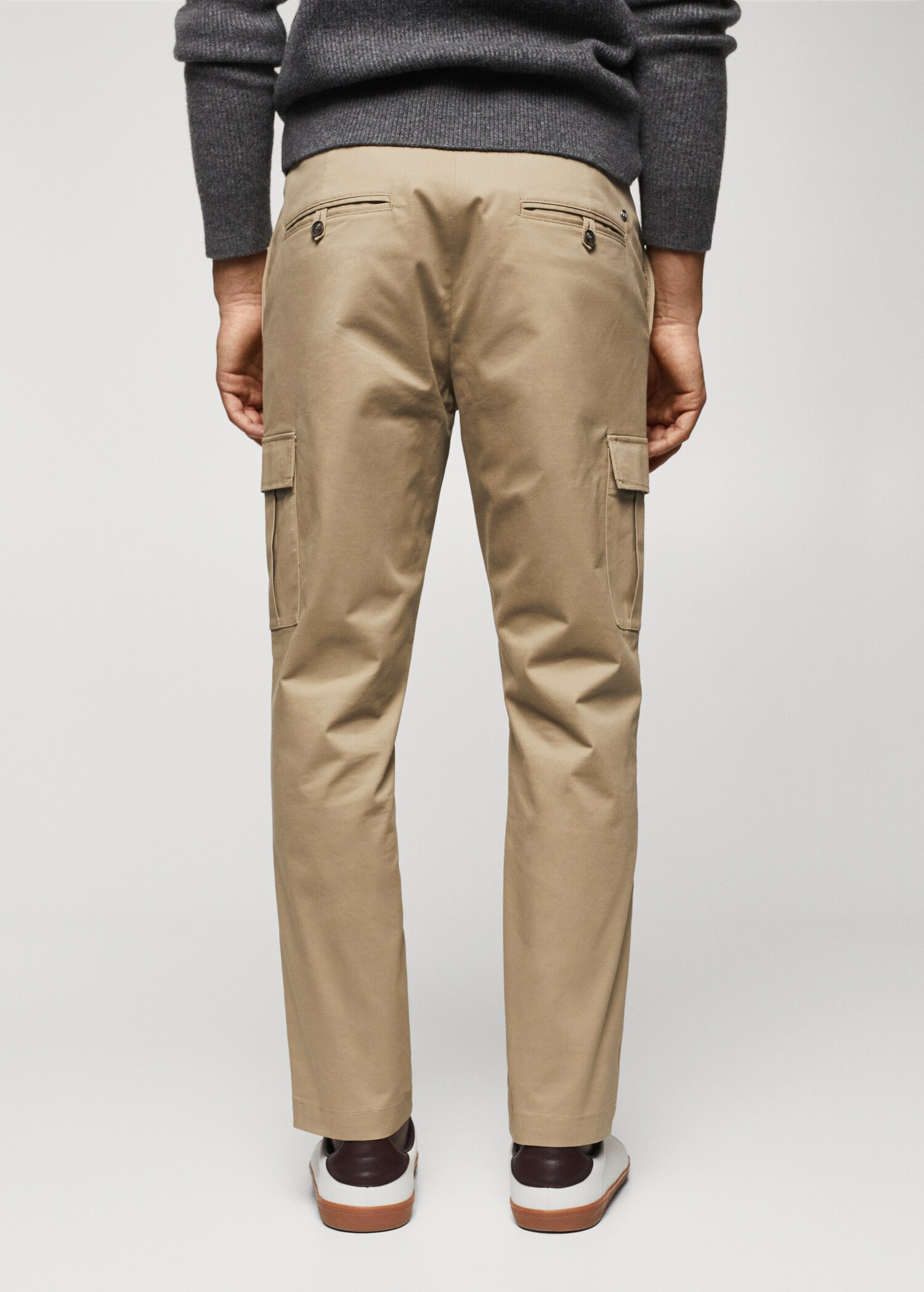 Cotton cargo pants - Reverse of the article