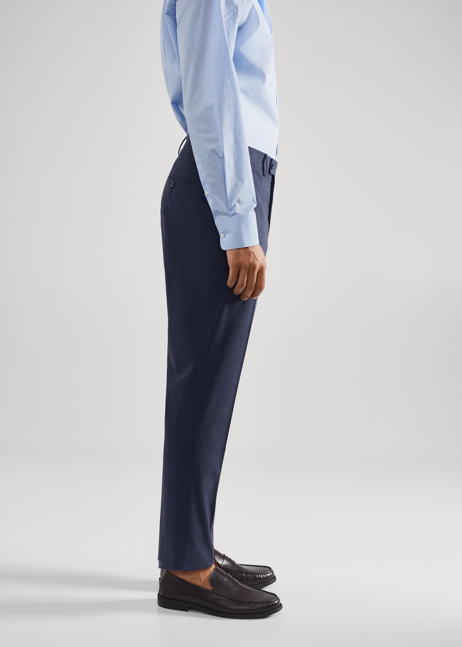 Pantalons vestit slim fit - Detall de l'article 1