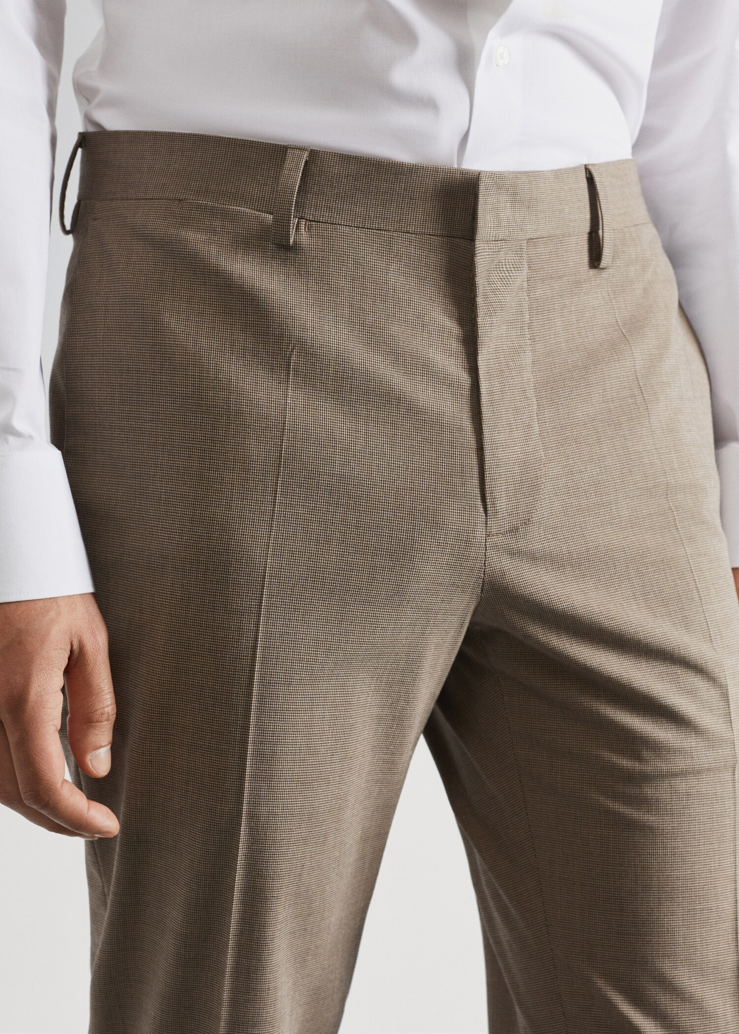 Super slim fit suit trousers - Details of the article 6