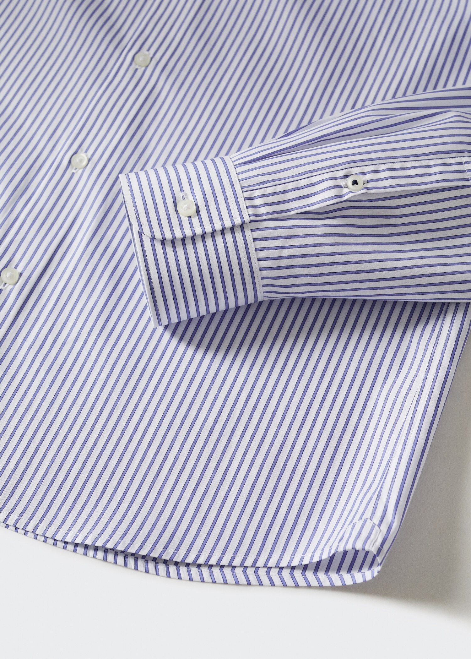 Camisa slim fit cotó ratlles - Detall de l'article 8