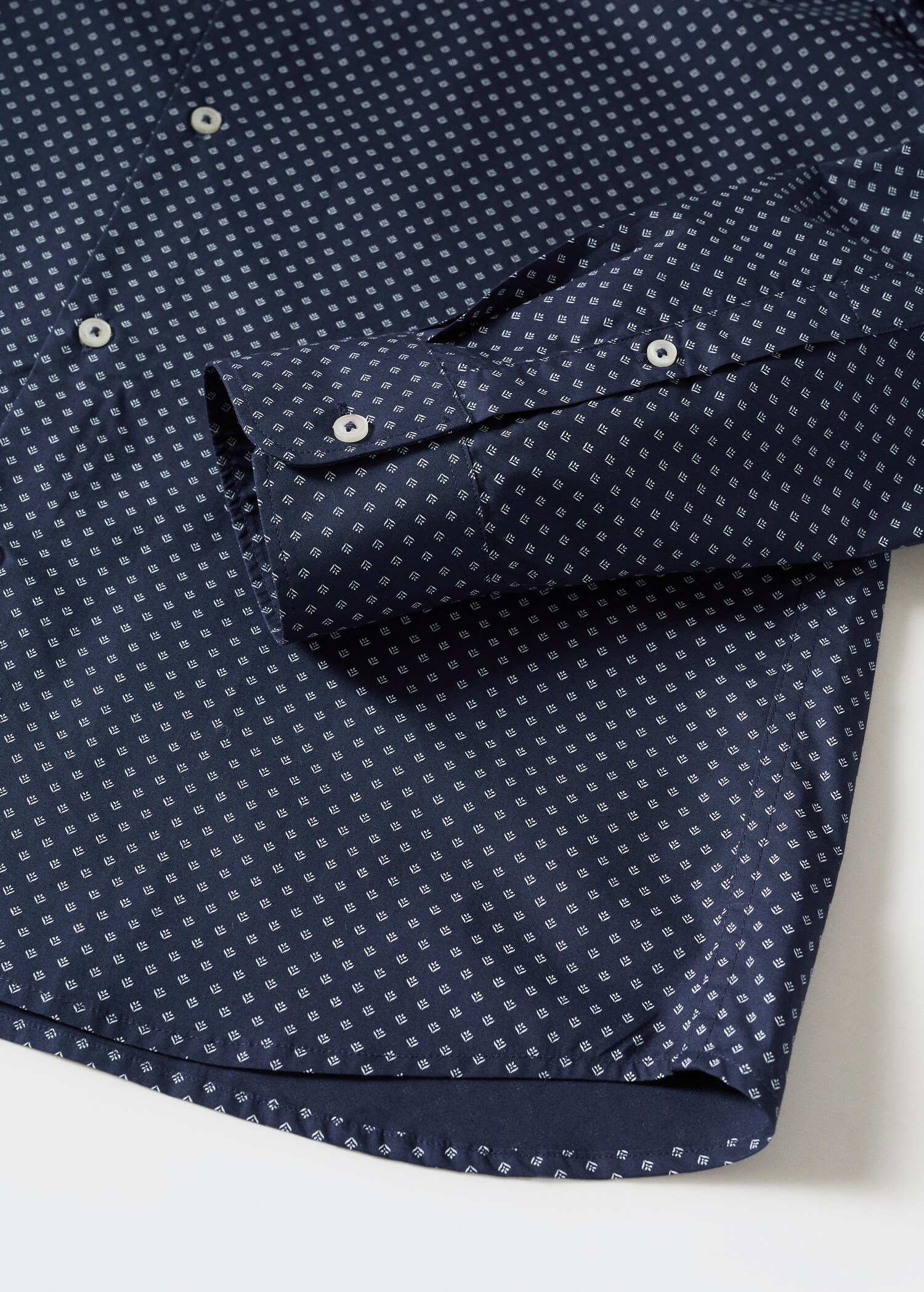 Camisa slim fit estampada - Detalle del artículo 8