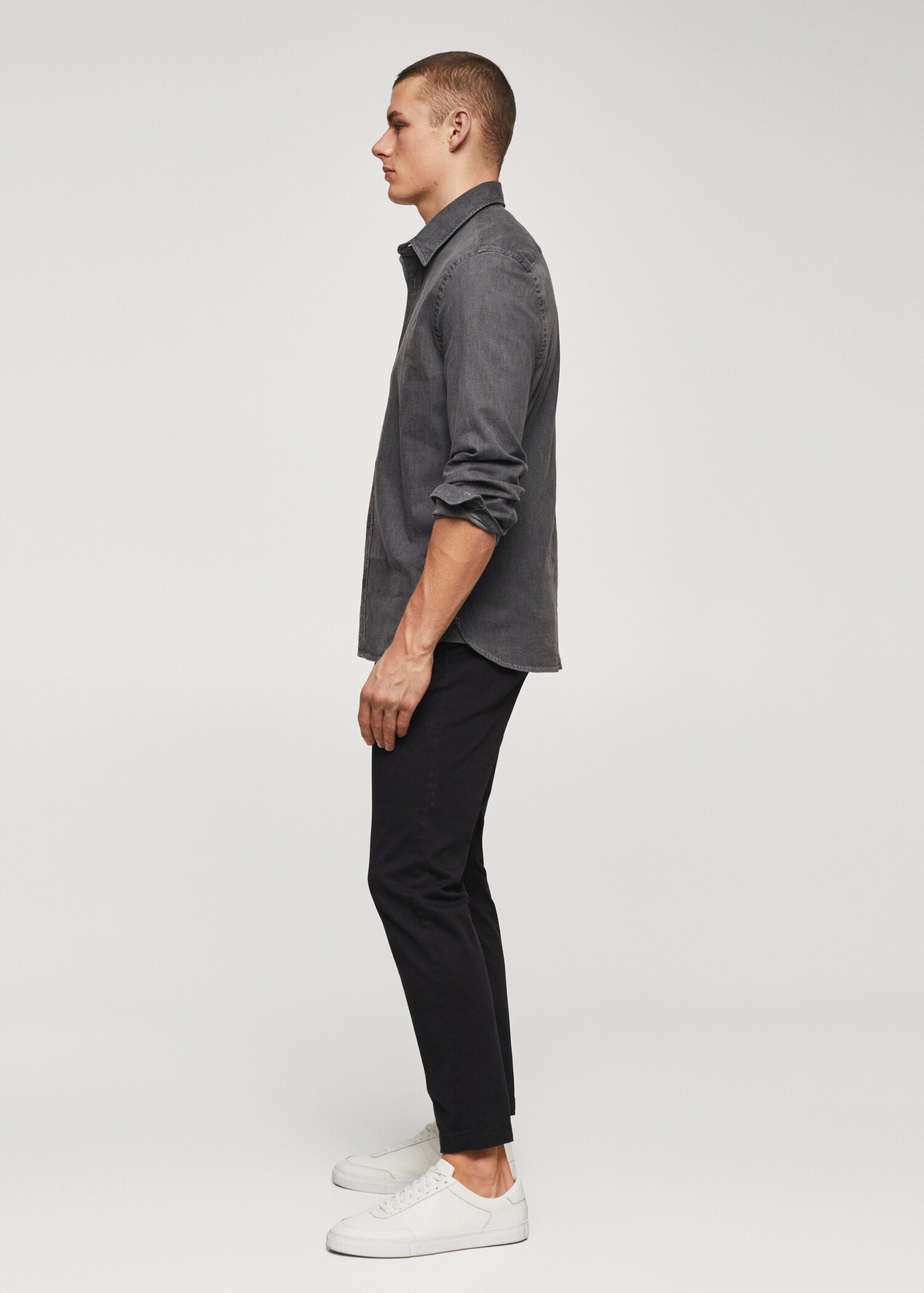 Jeansskjorta slim fit - Detaljer om artikeln 2