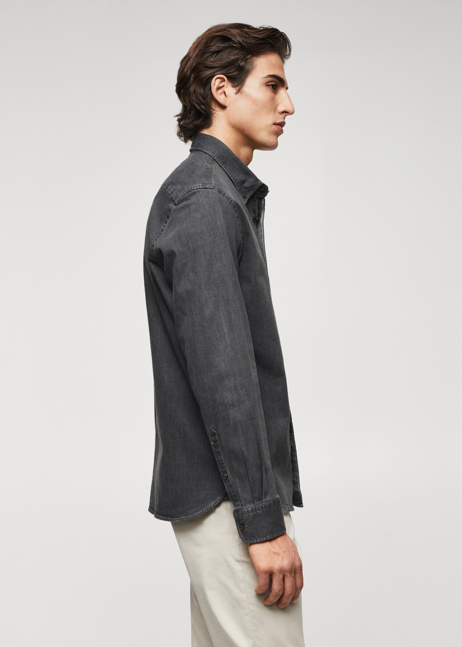 Jeansskjorta slim fit - Detaljer om artikeln 6