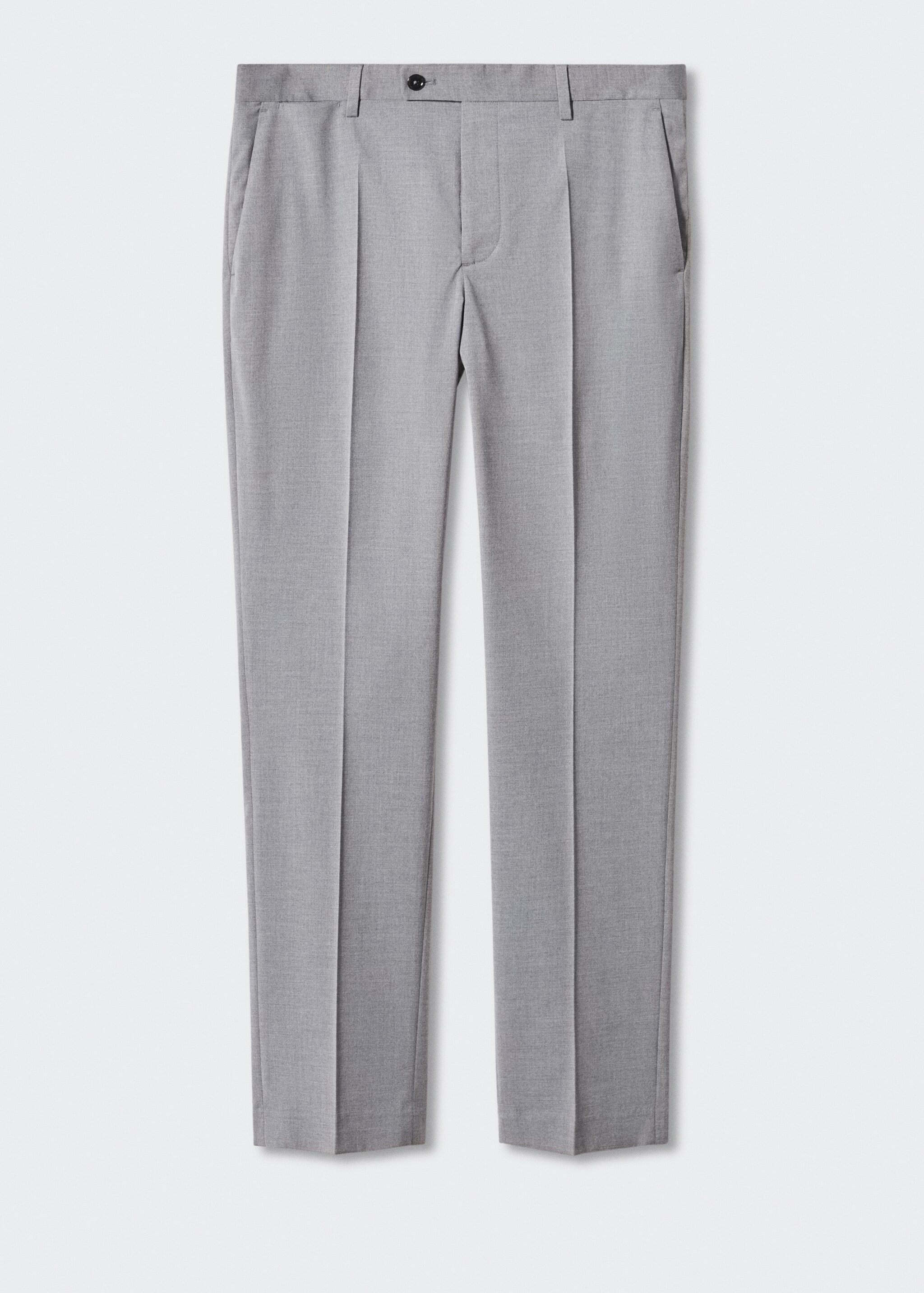 Slim fit check suit trousers - Article without model