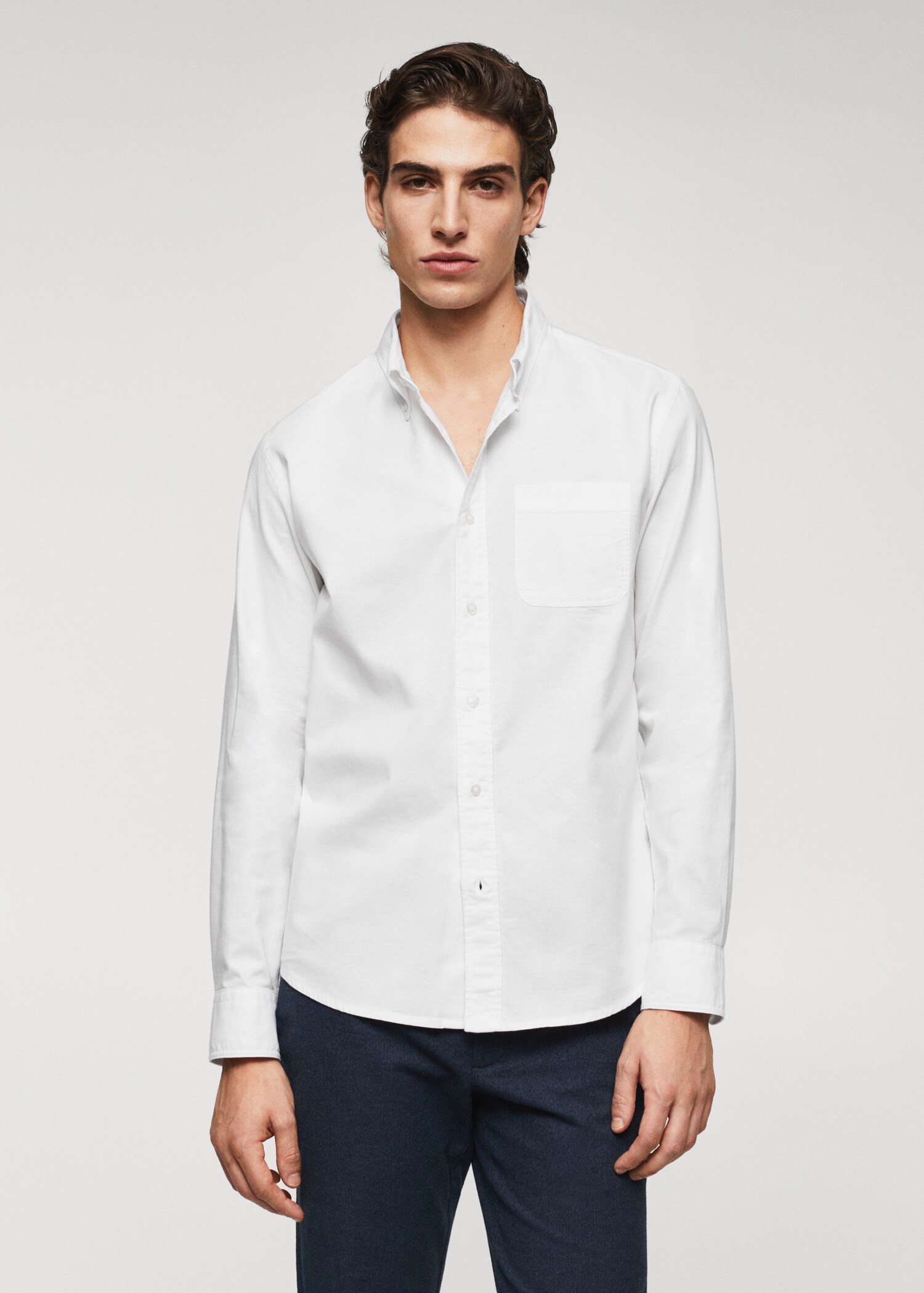 Chemise regular fit coton Oxford - Plan moyen