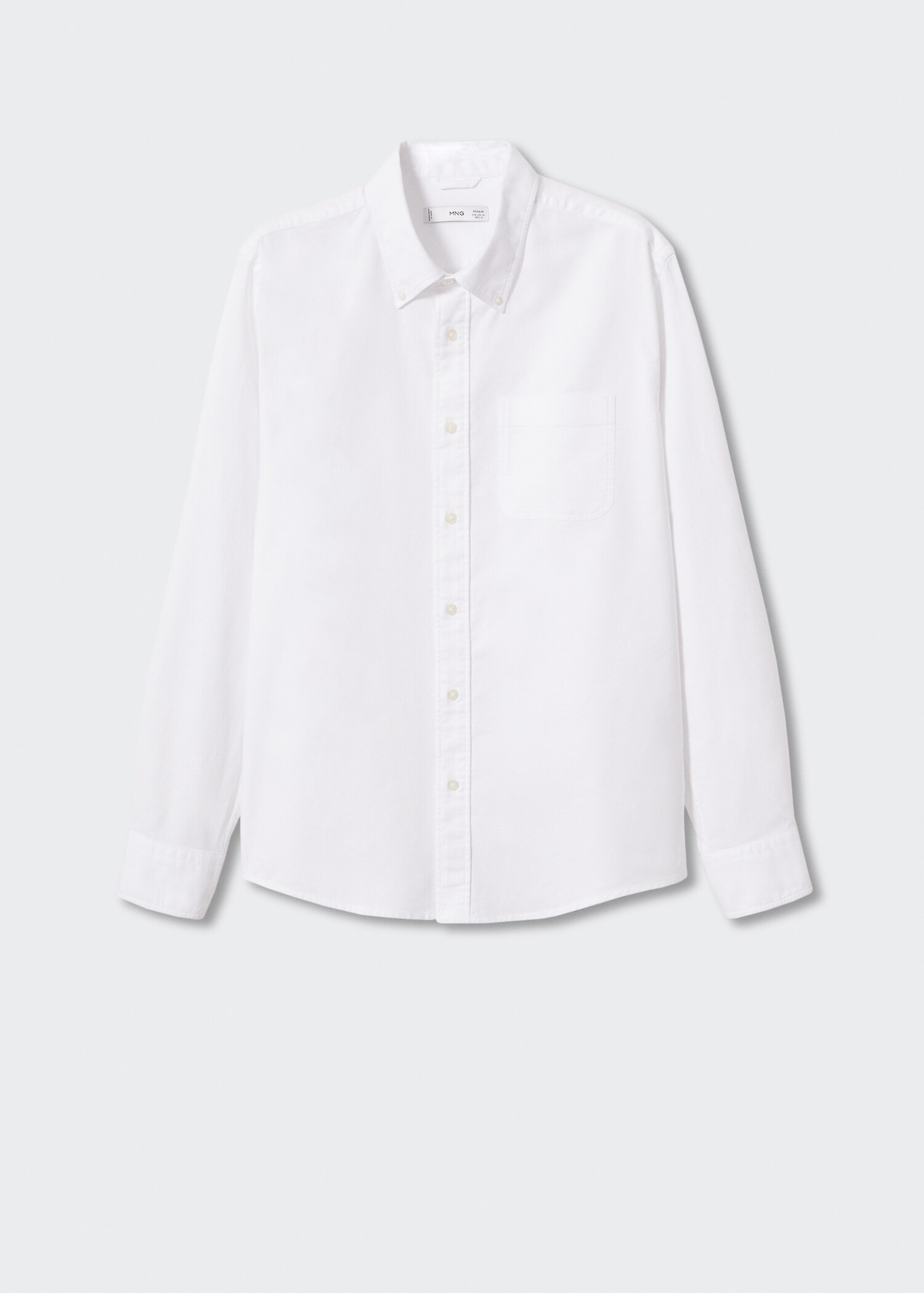 Chemise regular fit coton Oxford - Article sans modèle