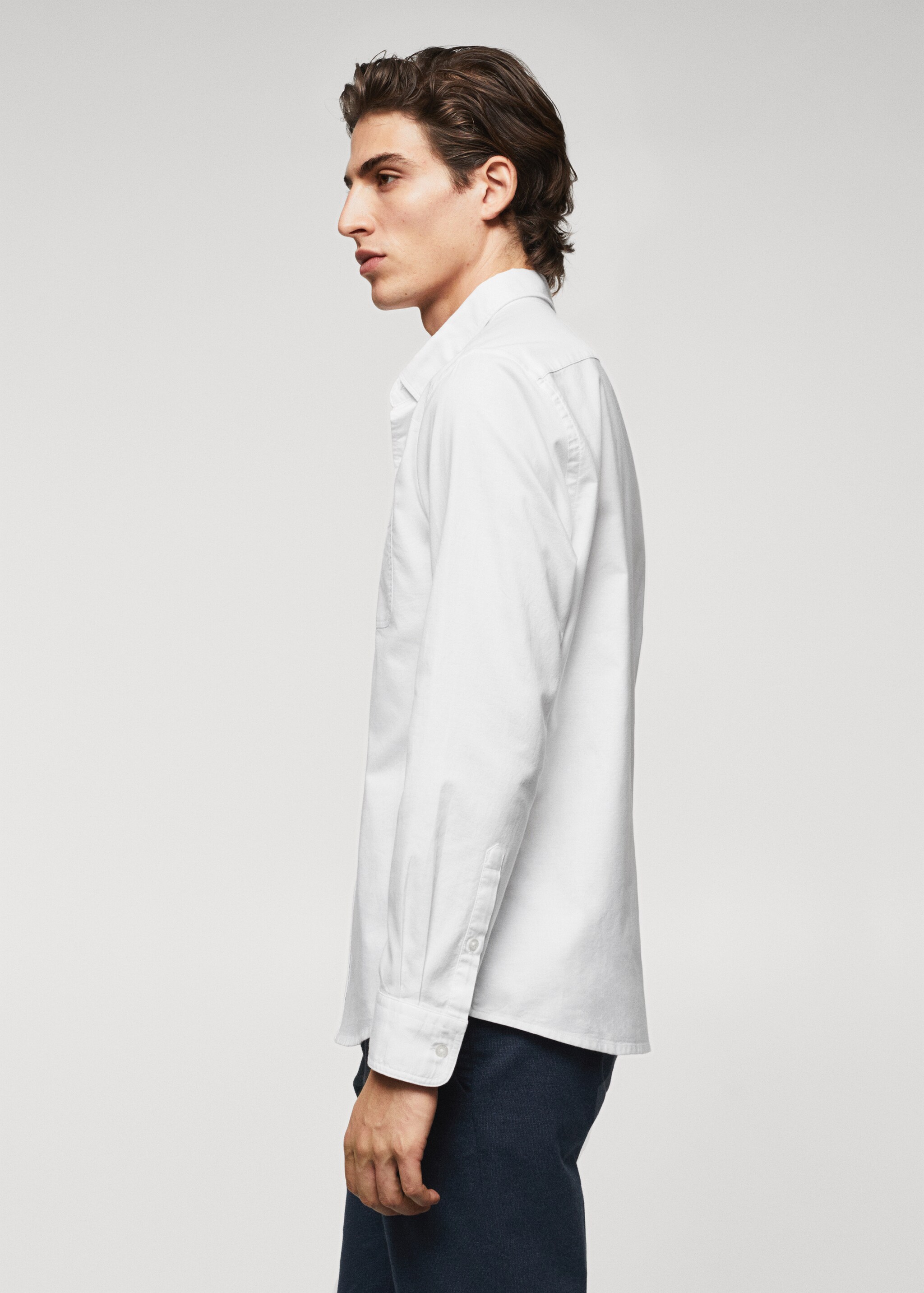 Regular fit Oxford cotton shirt - Details of the article 6