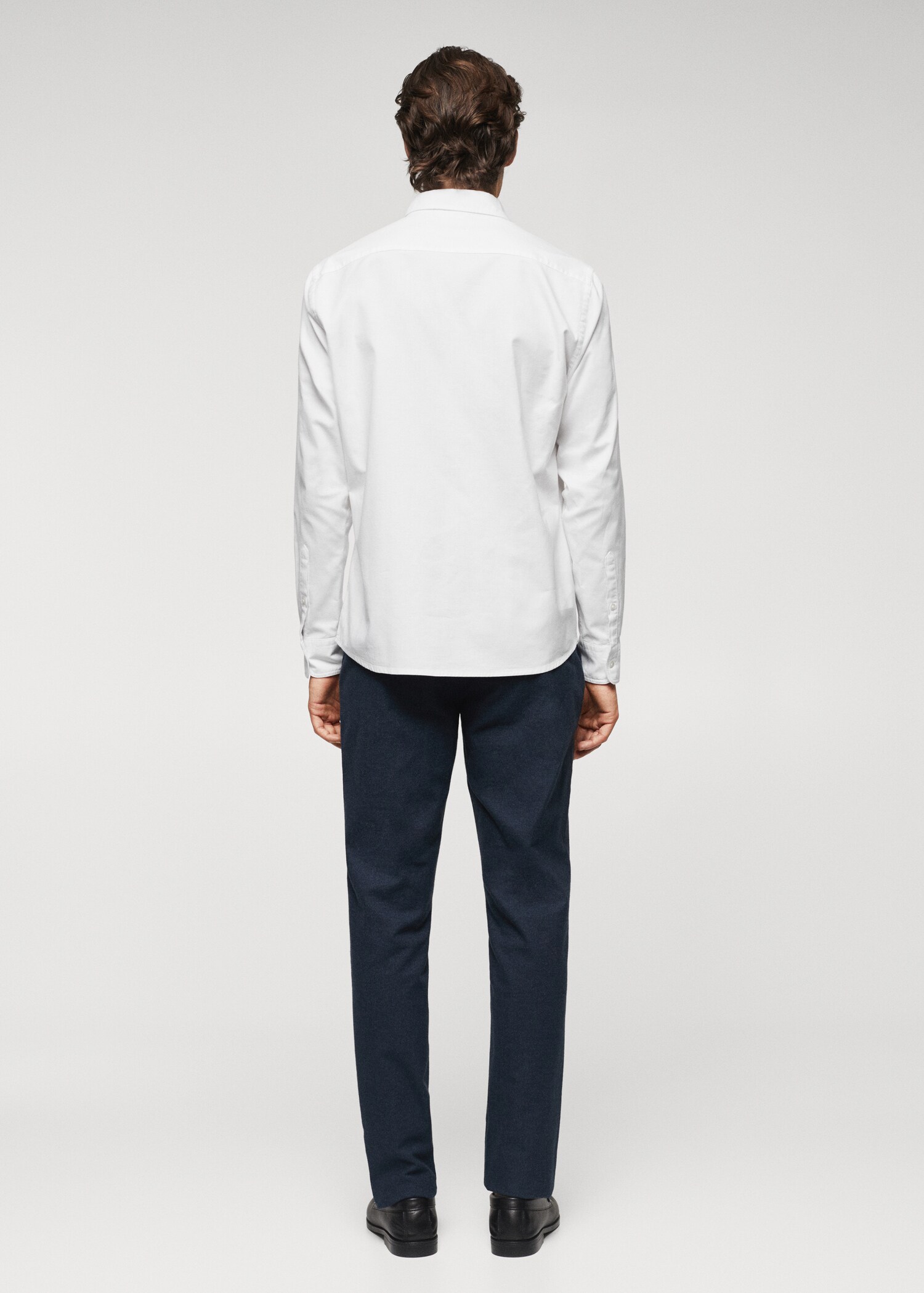 Regular fit Oxford cotton shirt - Reverse of the article