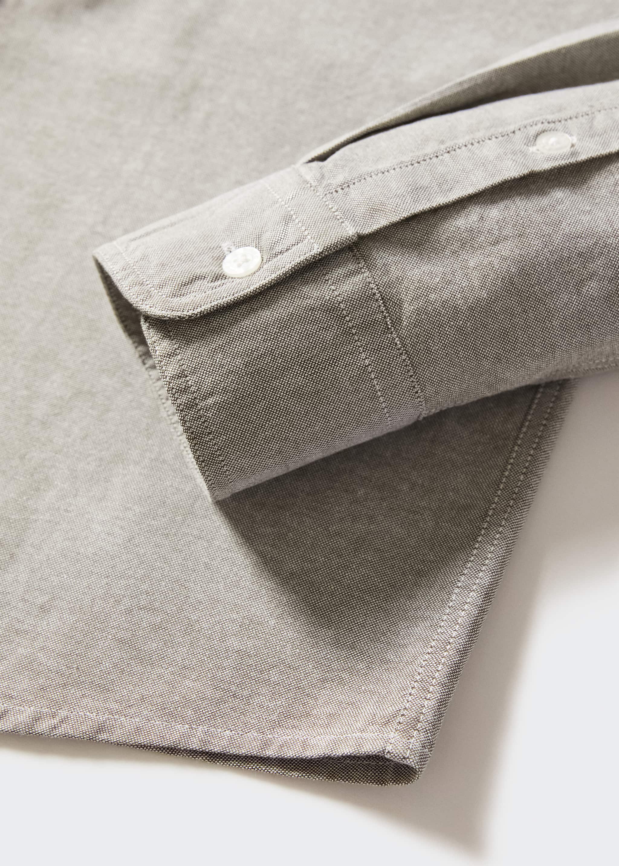 Regular fit Oxford cotton shirt - Details of the article 8