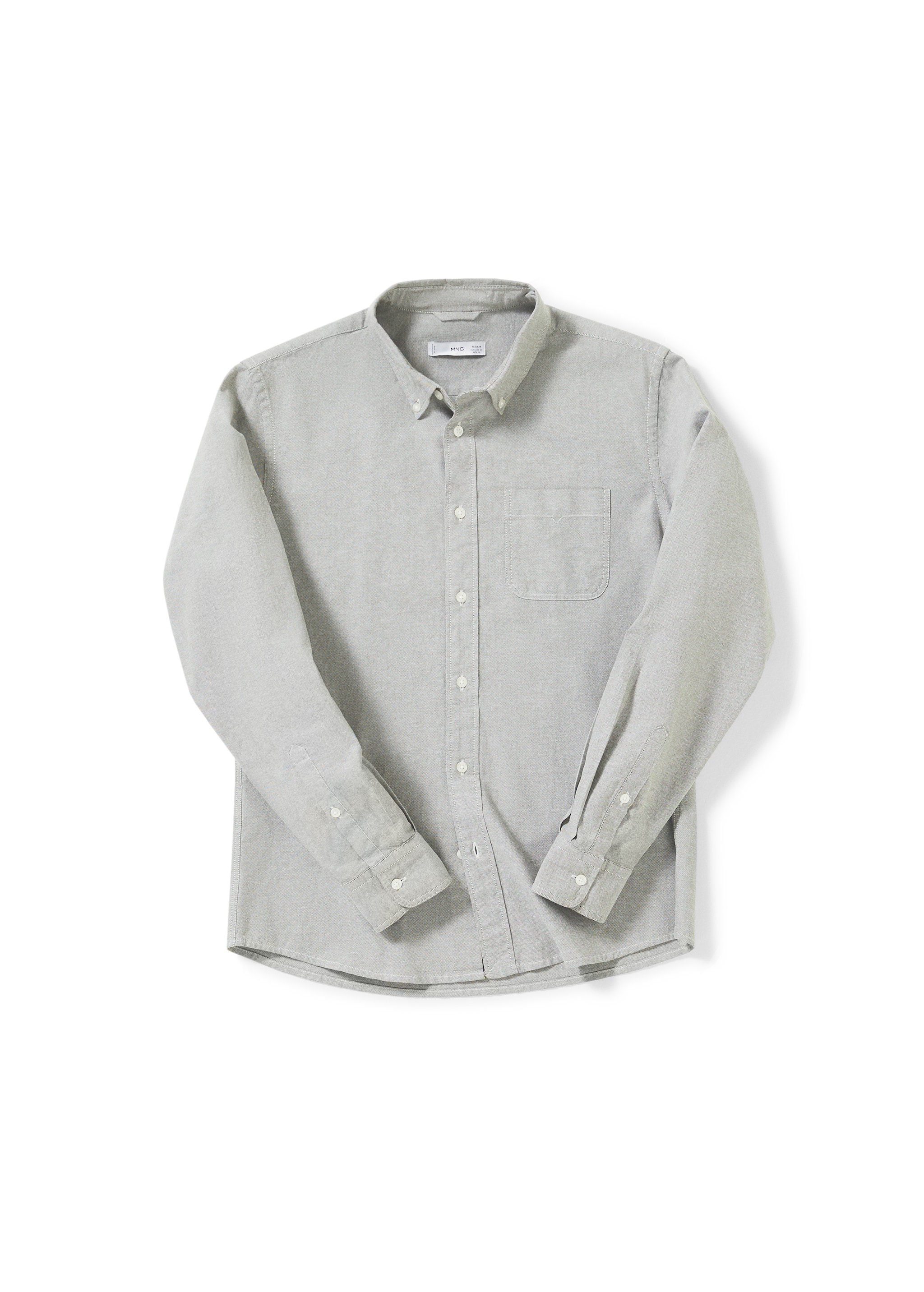 Regular fit Oxford cotton shirt - Details of the article 9