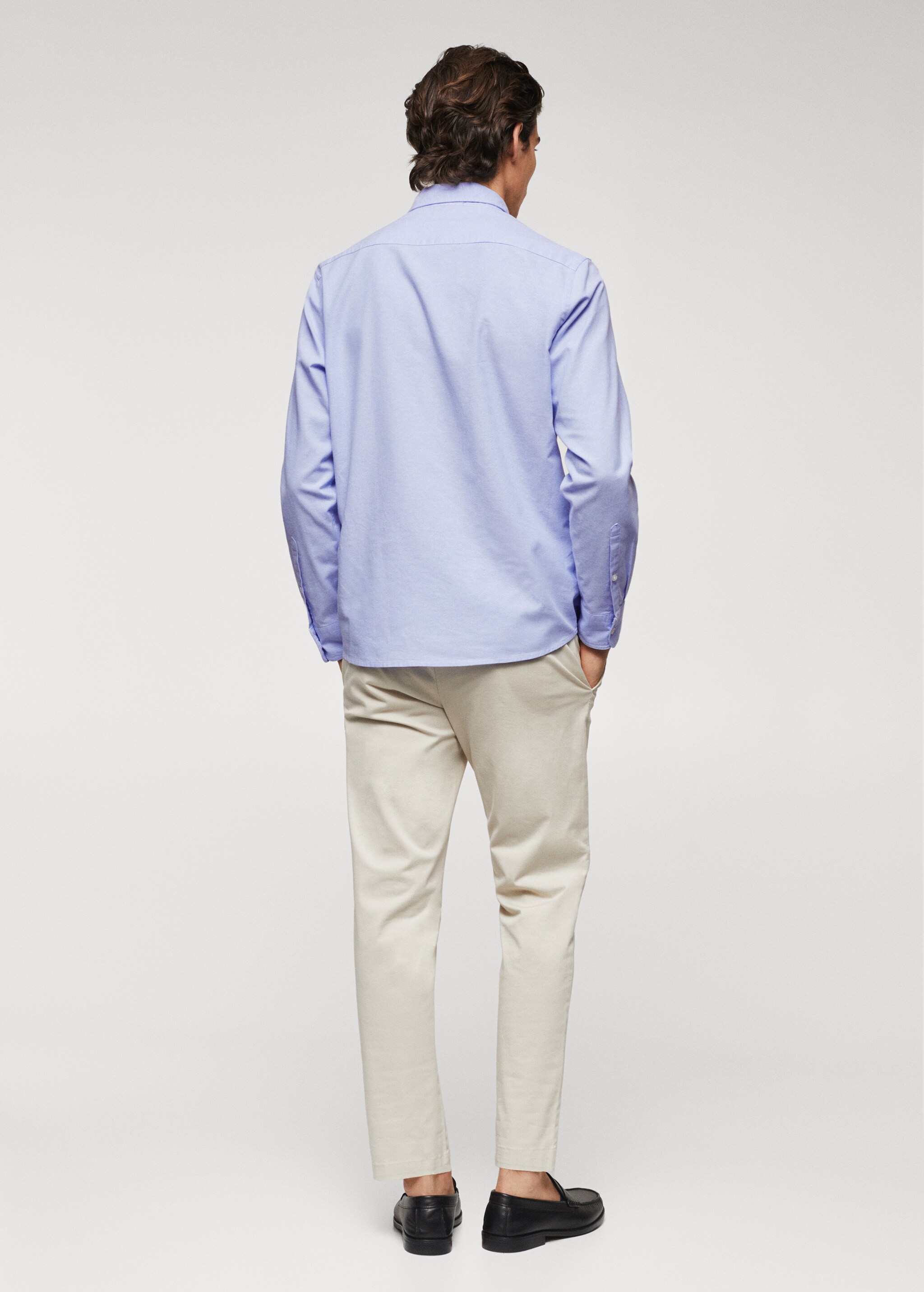 Regular fit Oxford cotton shirt - Reverse of the article