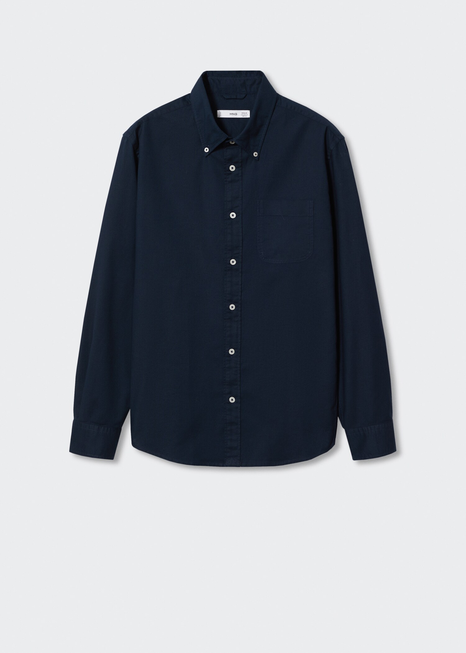 Chemise regular fit coton Oxford - Article sans modèle