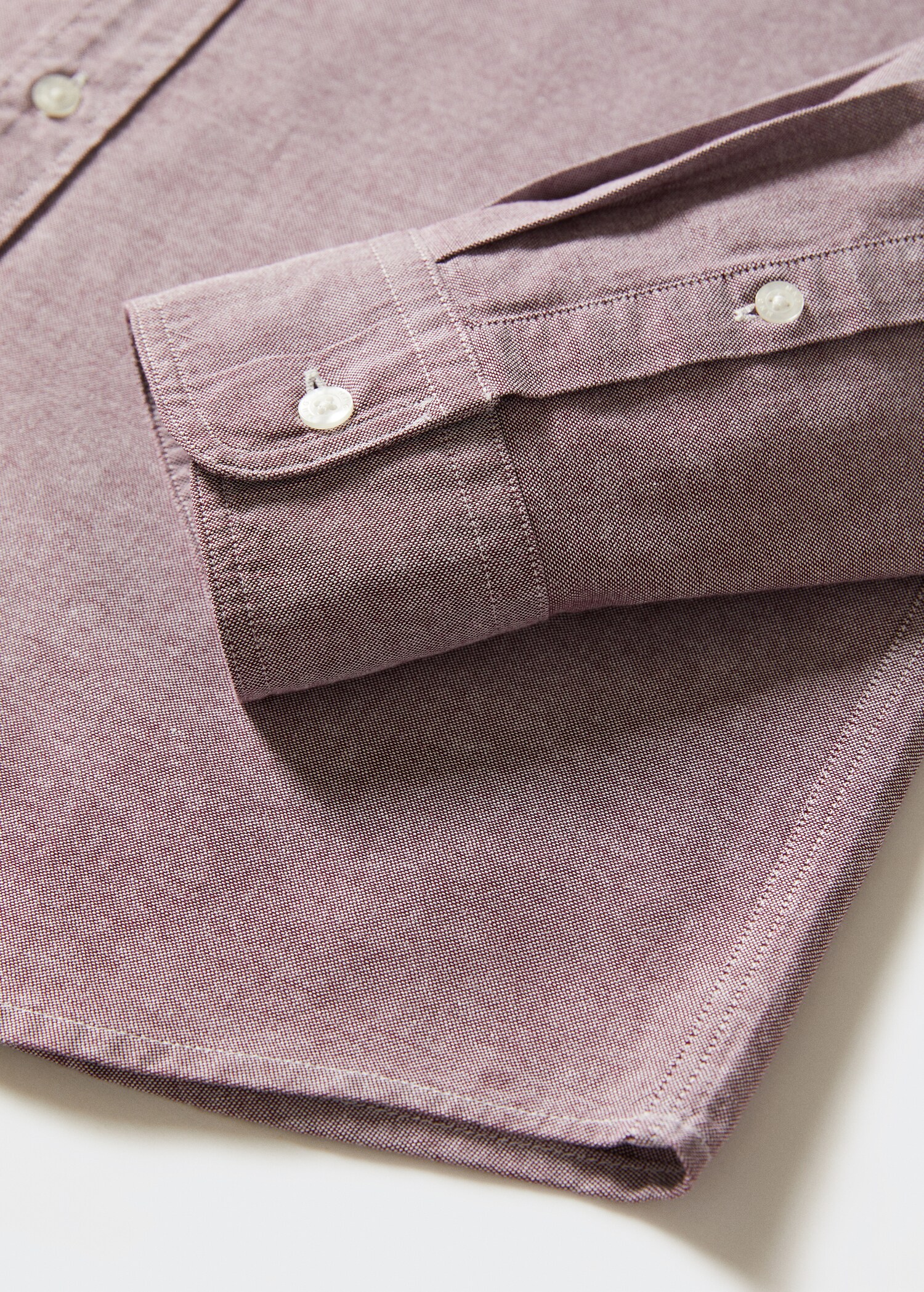 Regular fit Oxford cotton shirt - Details of the article 8