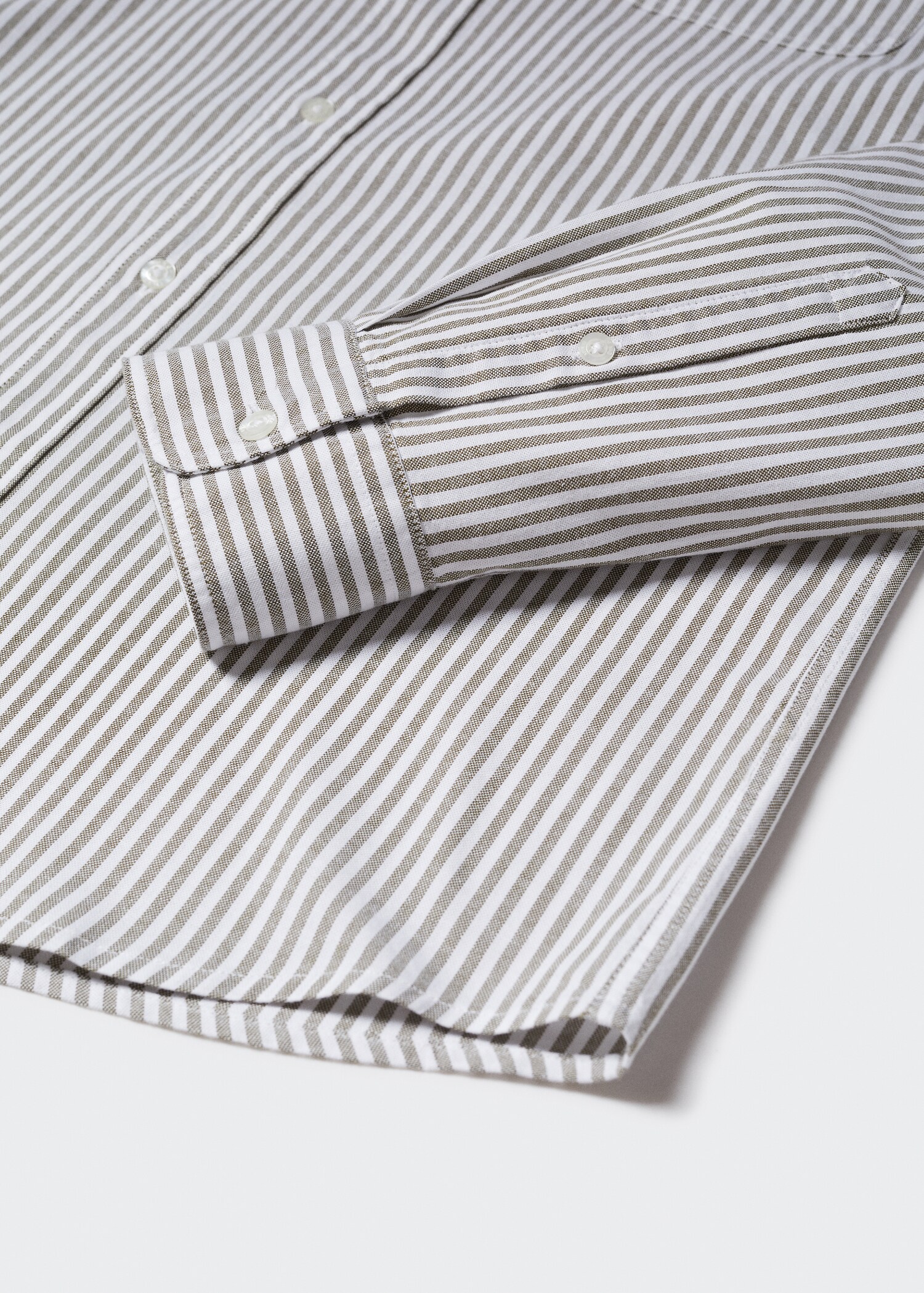 Regular-fit cotton striped shirt - Details of the article 8