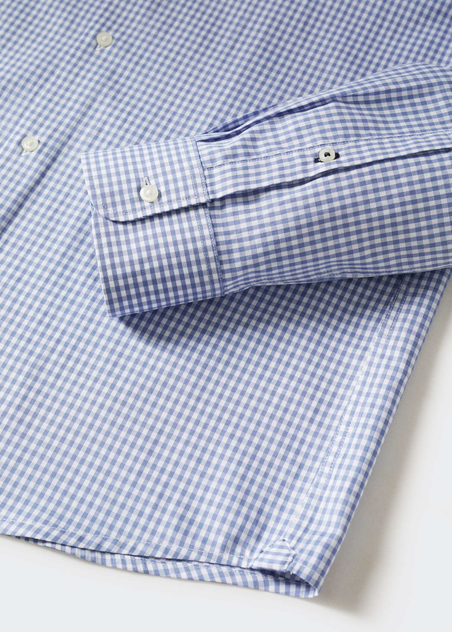 Gingham check cotton shirt - Details of the article 8