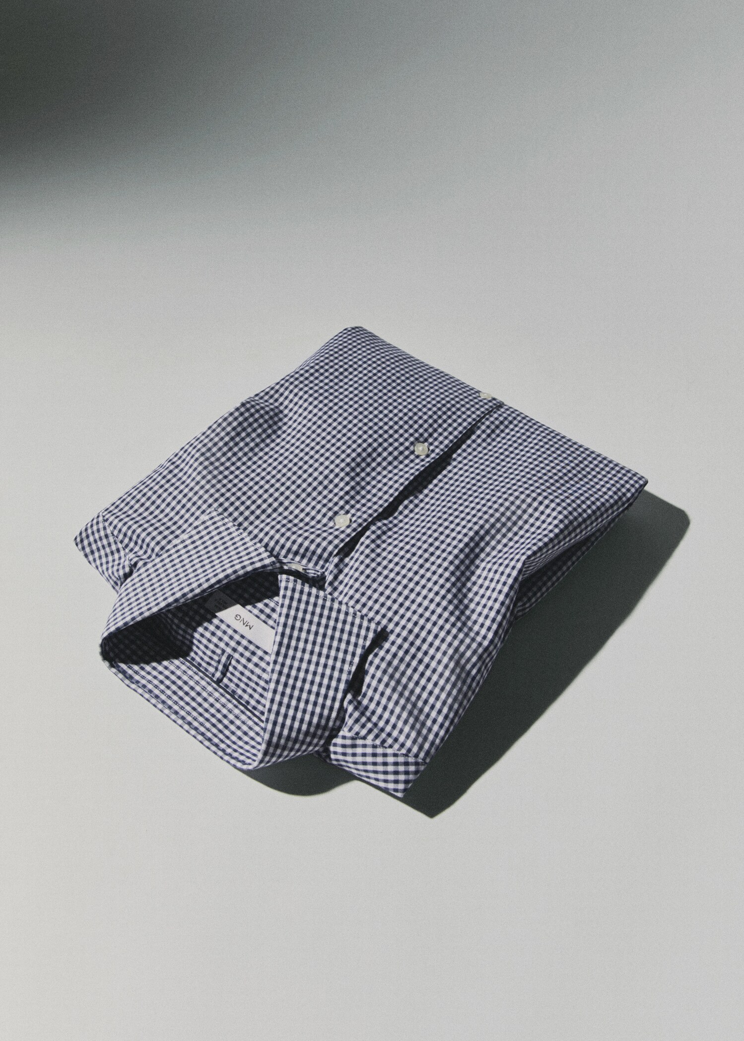 Gingham check cotton shirt - Details of the article 7