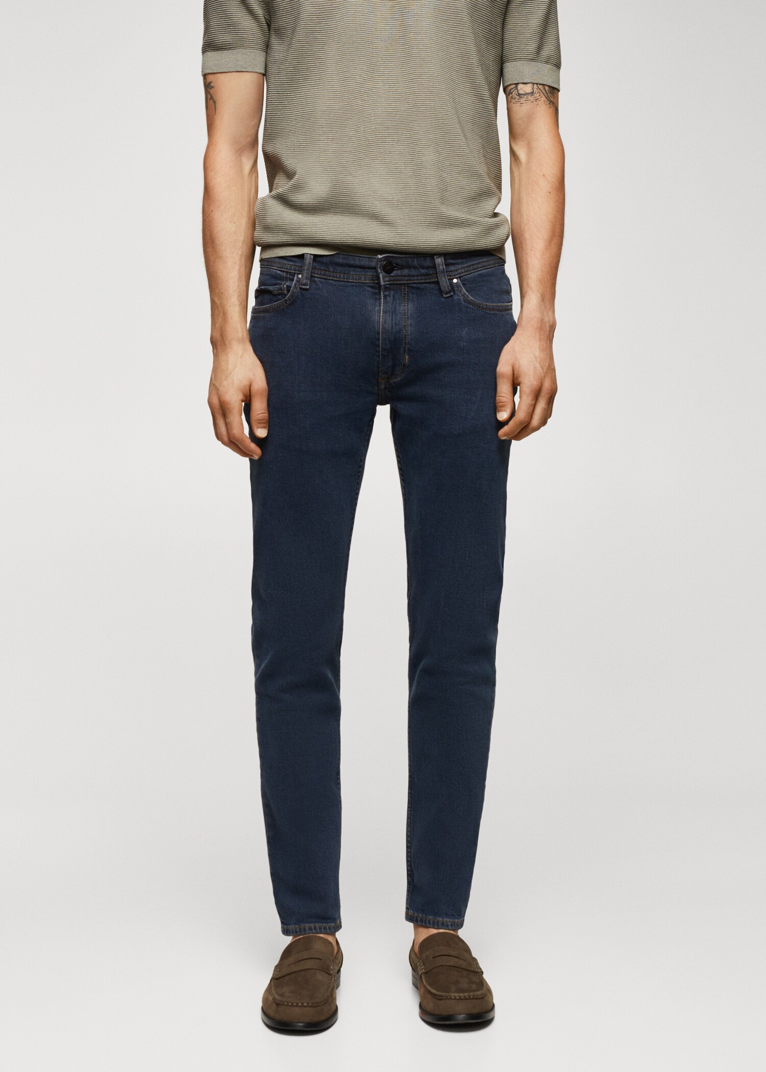 Jan slim-fit jeans - Medium plane