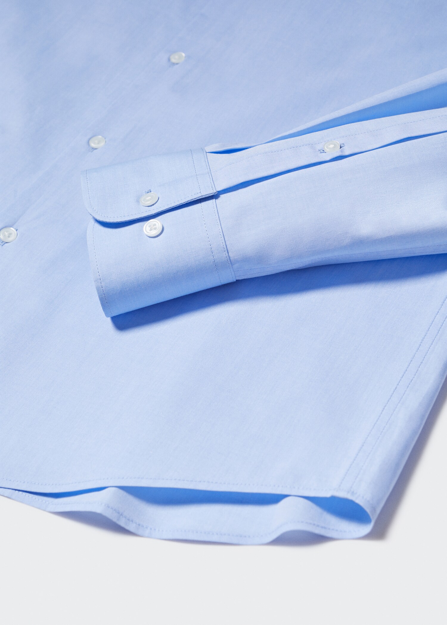 Kostymskjorta slim fit bomullsstretch - Detaljer om artikeln 8