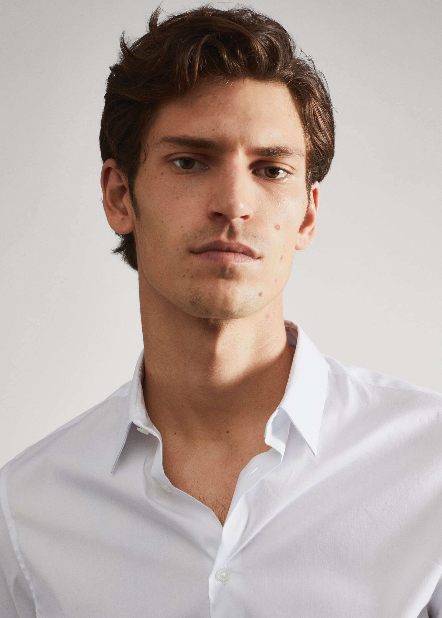 Super slim fit suit shirt - Details of the article 1