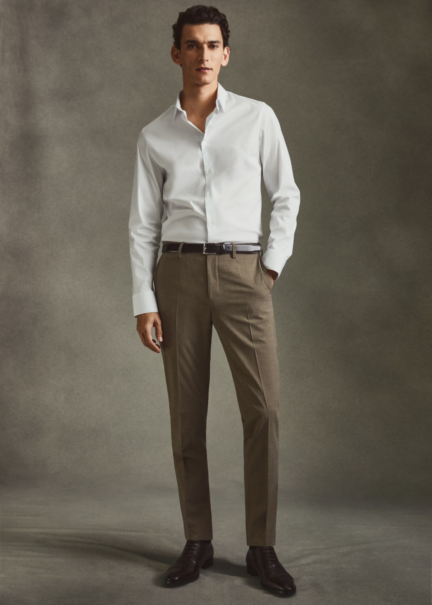 Super slim fit suit shirt - Details of the article 5