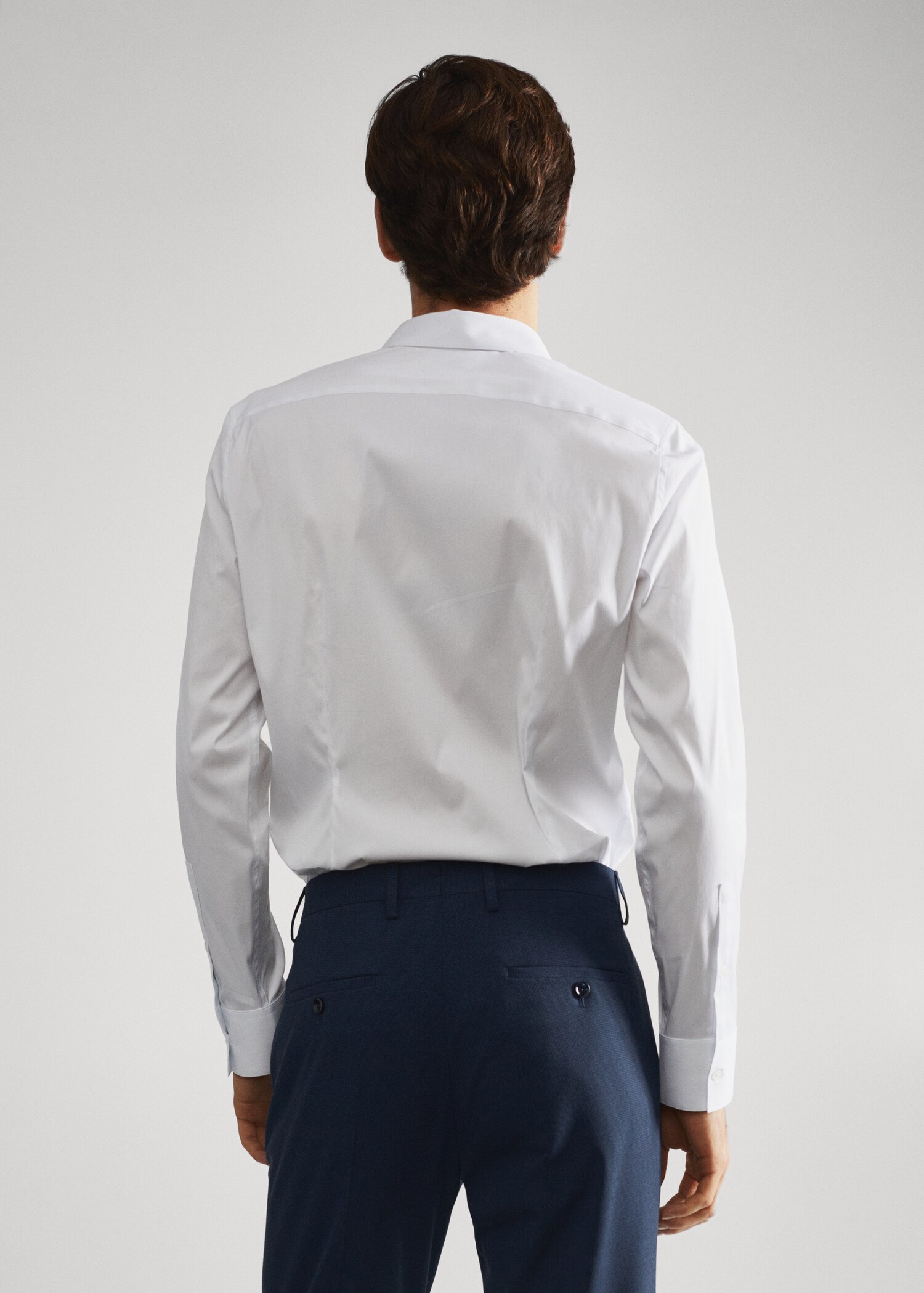 Super slim fit suit shirt - Reverse of the article