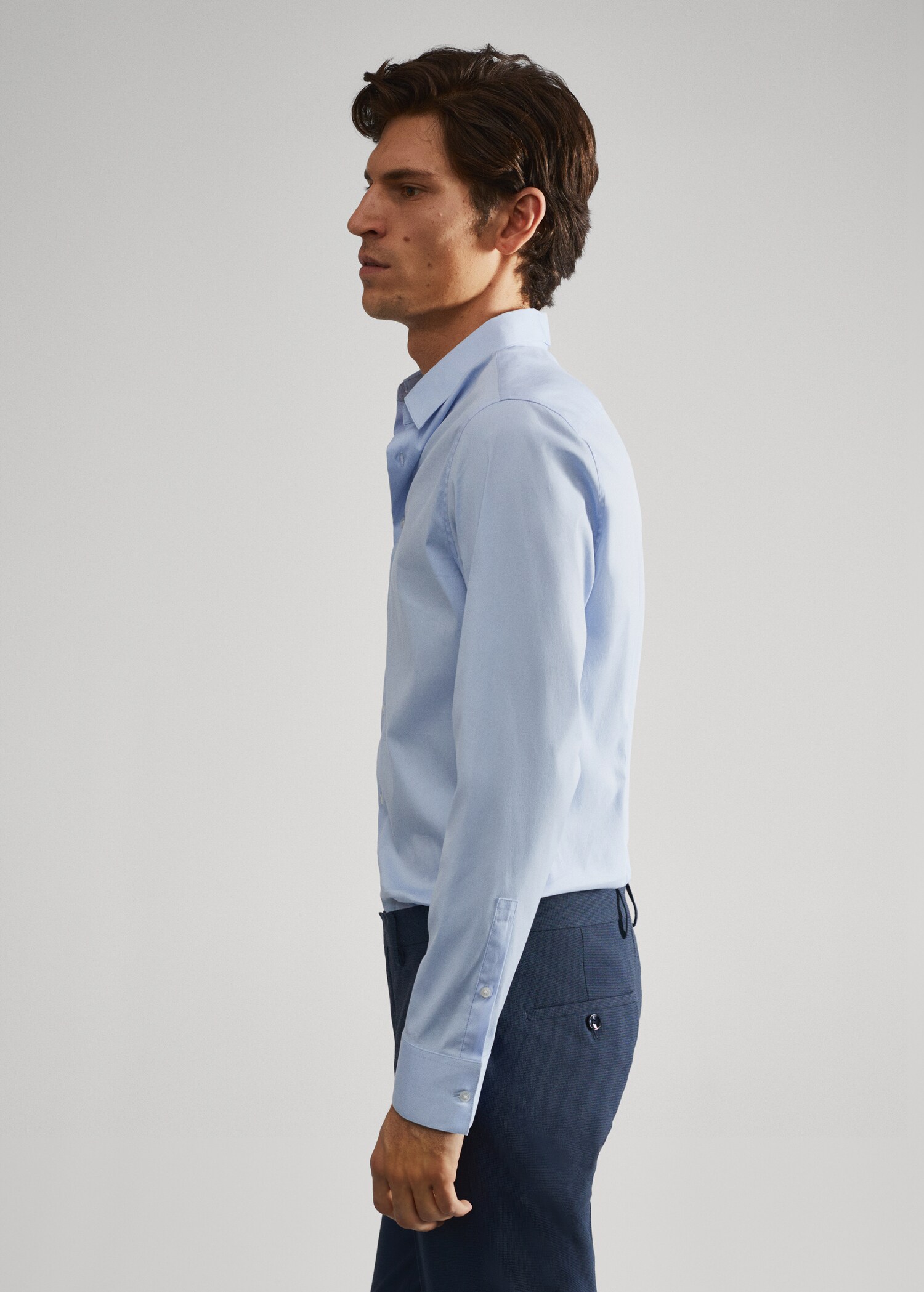 Super Slim Fit-Anzughemd - Detail des Artikels 6