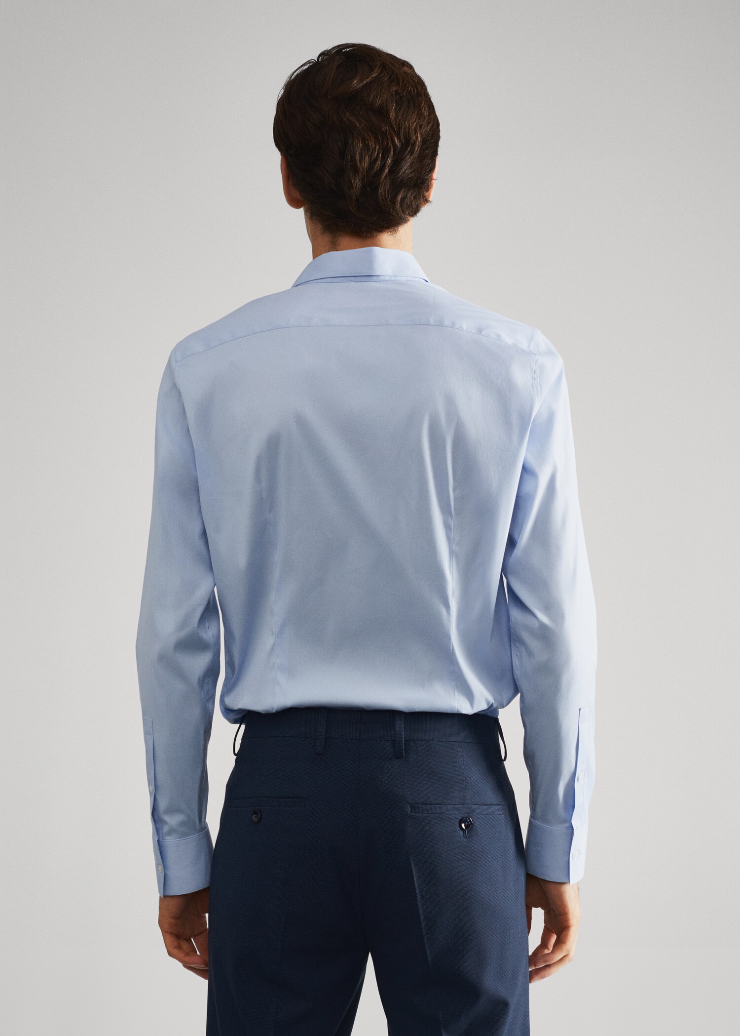 Super Slim Fit-Anzughemd - Rückseite des Artikels