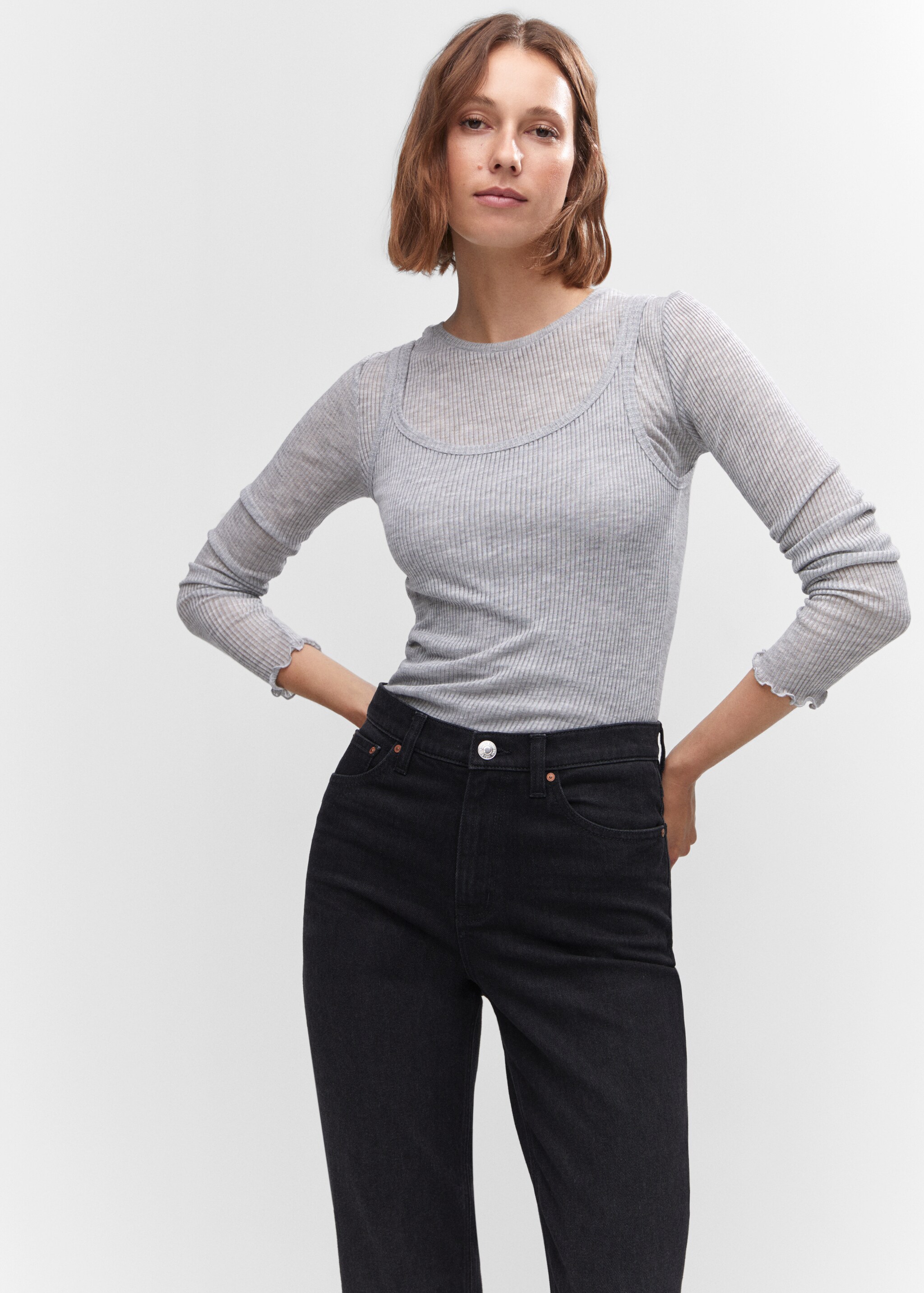 Mom comfort high-rise jeans - Details of the article 1