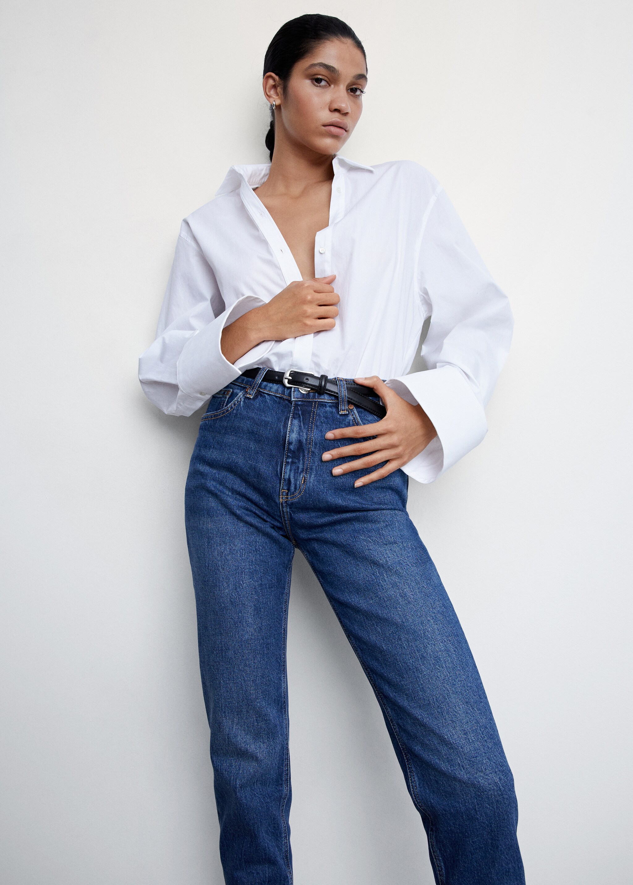 Mom comfort high-rise jeans - Details of the article 2