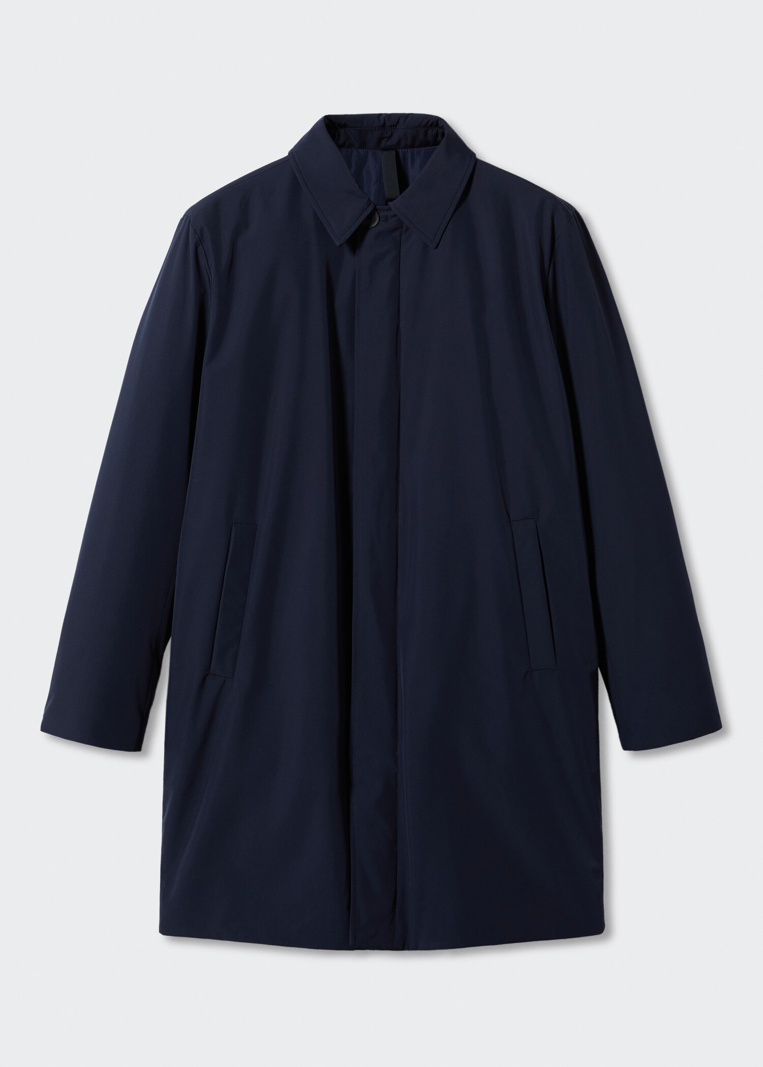 Water-repellent quilted trench coat - Article without model