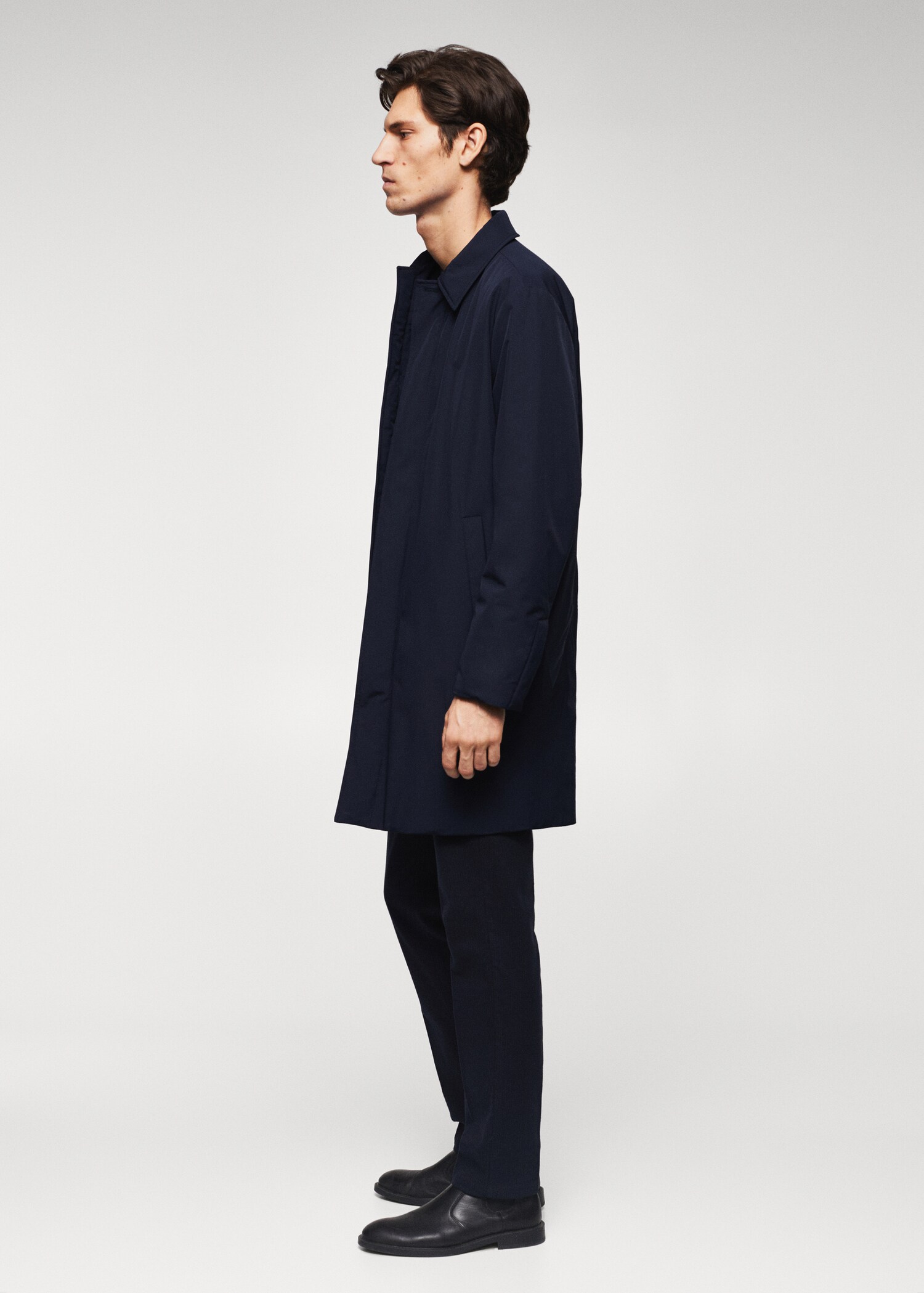 Water-repellent quilted trench coat - Details of the article 6