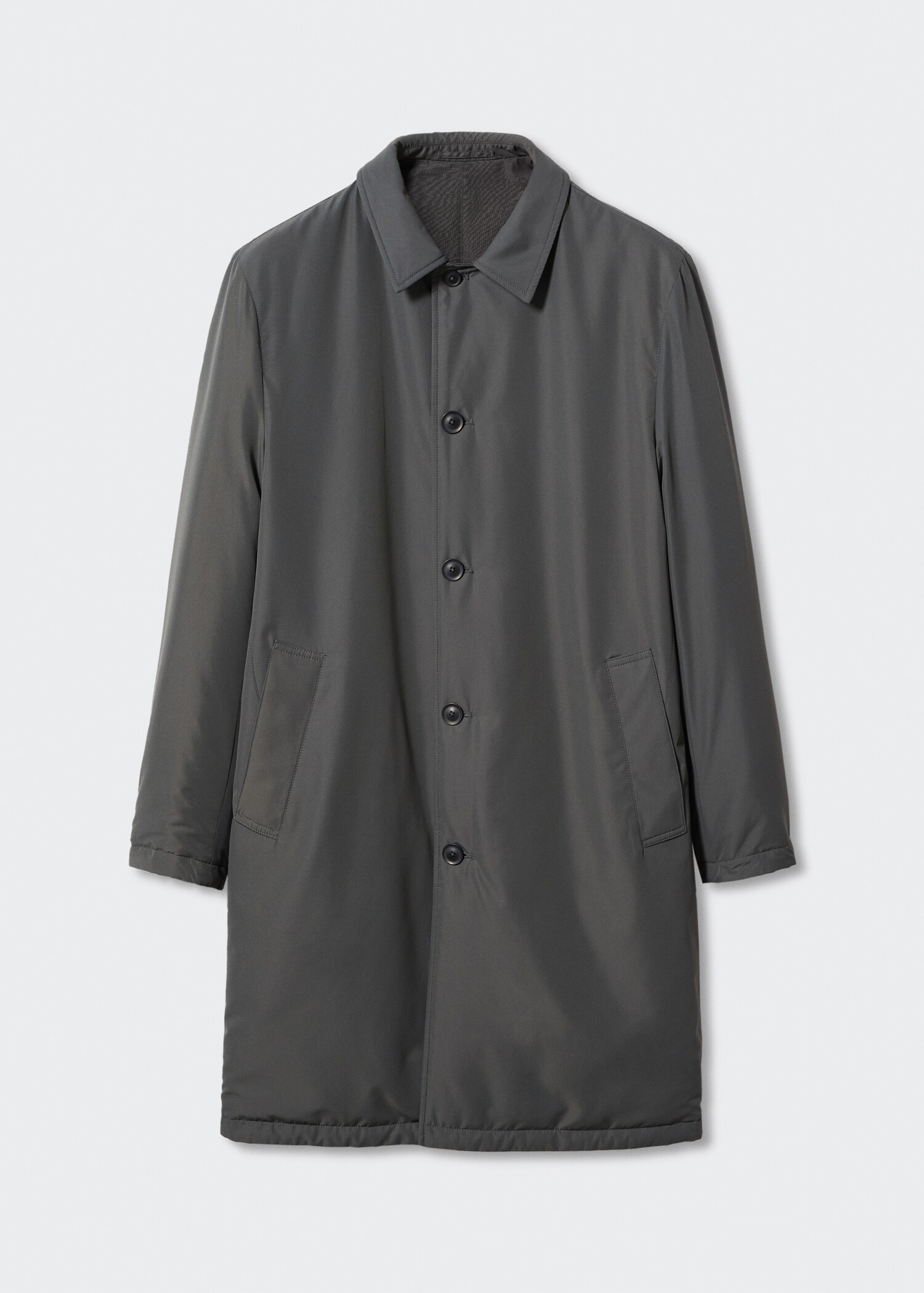 Reversible wool trench coat - Article without model