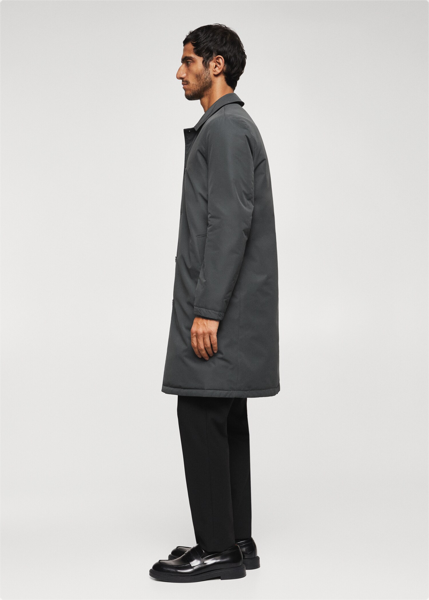 Reversible wool trench coat - Details of the article 6