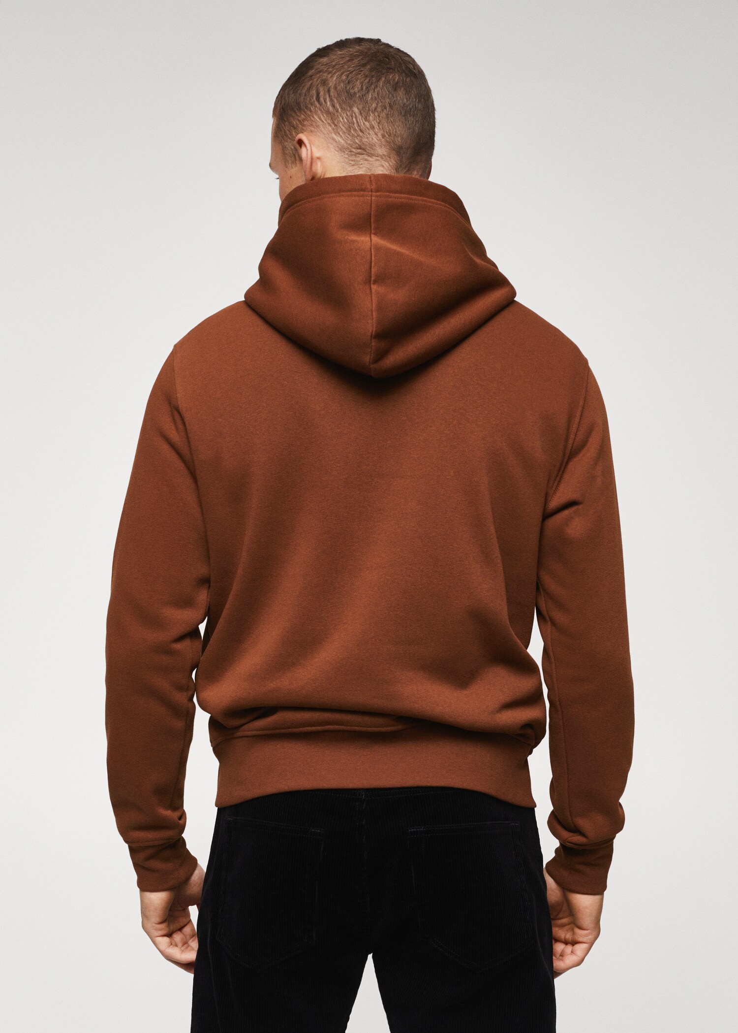 Sweater à capuche coton - Verso de l’article