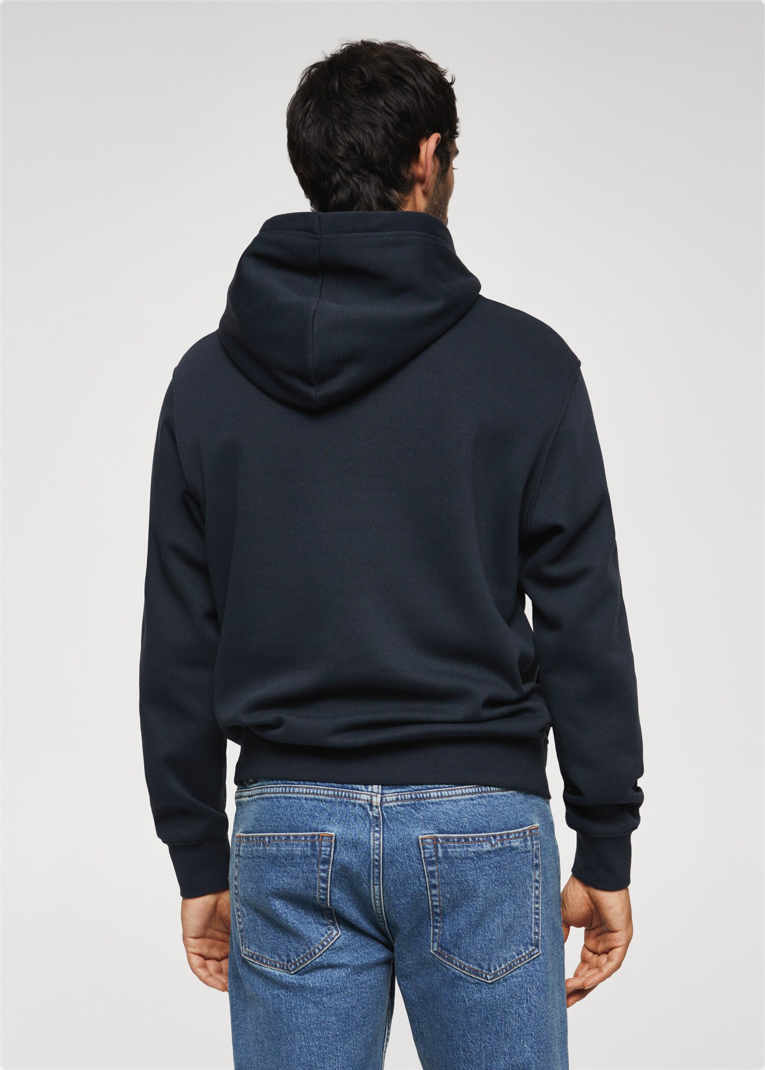 Sweater à capuche coton - Verso de l’article