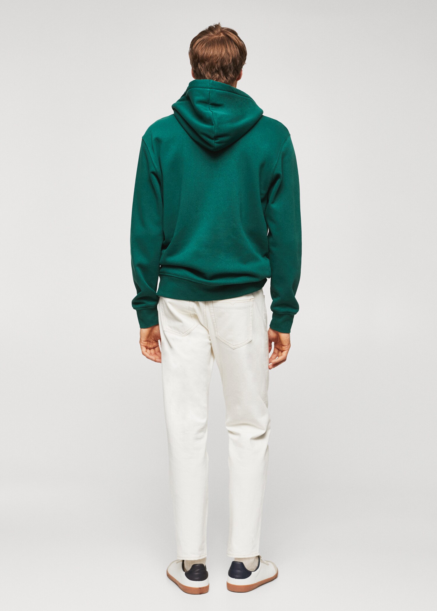 Geborduurde hoodie - Achterkant van het artikel