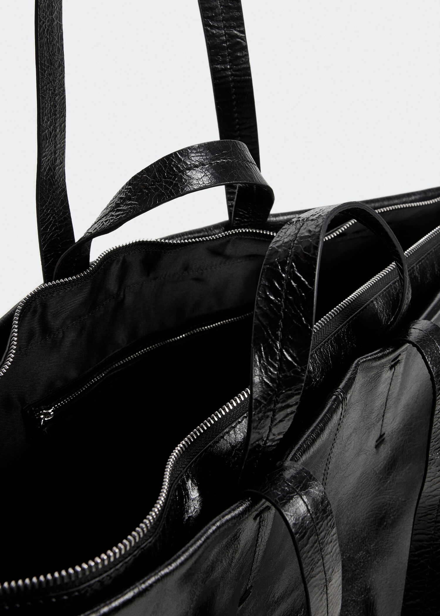 Leather shopper bag - Details of the article 1